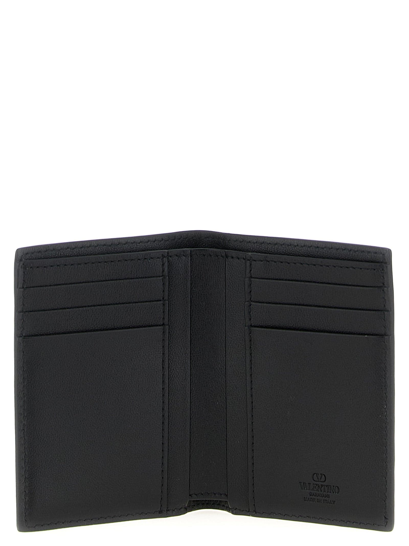 Black Ostrich Skin Cardholder - 3