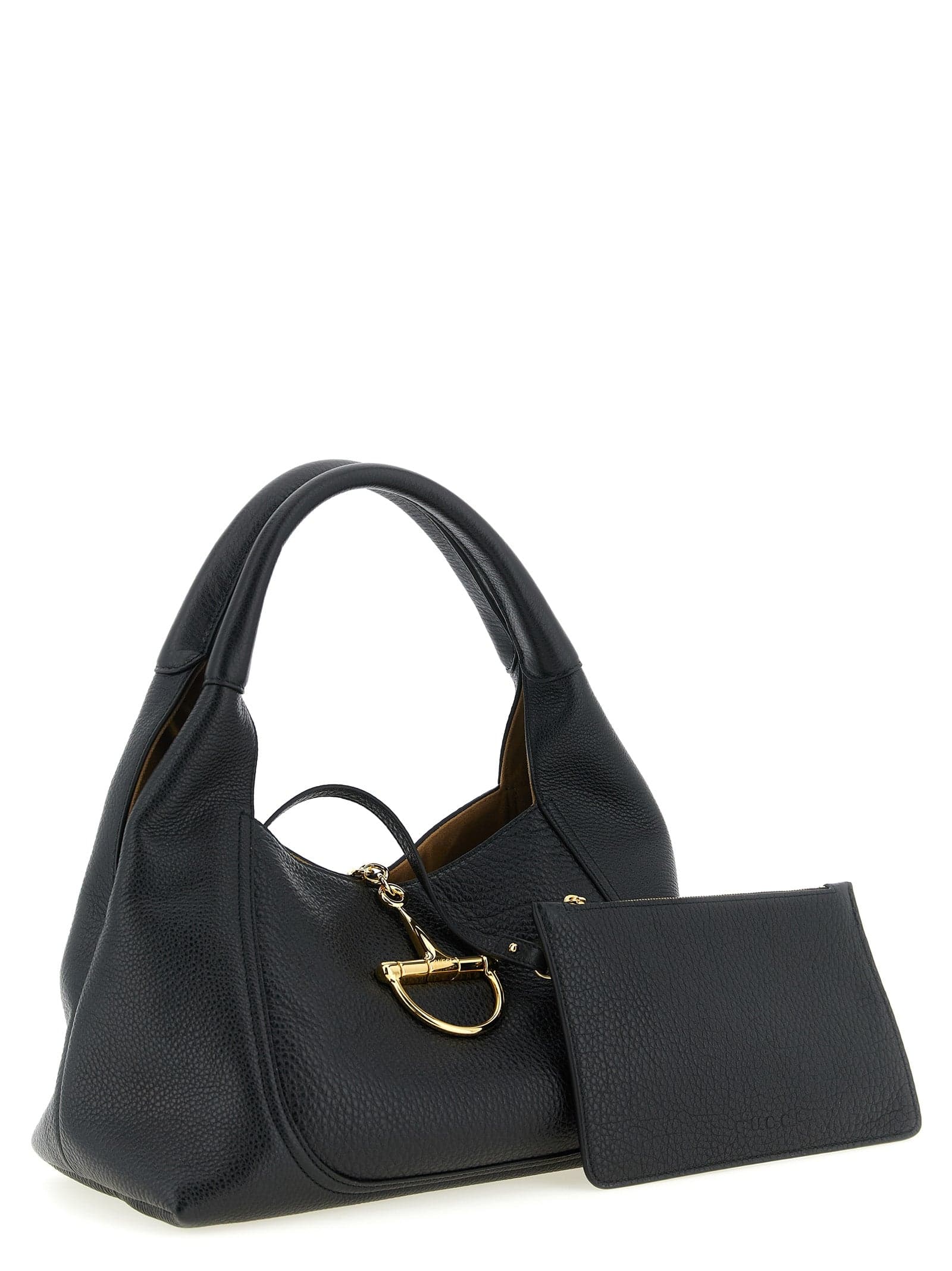 Black Calfskin Shoulder Bag - 3