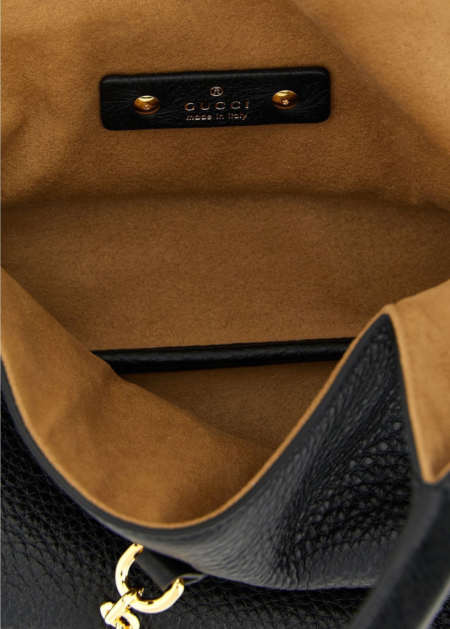 Black Calfskin Shoulder Bag - 5