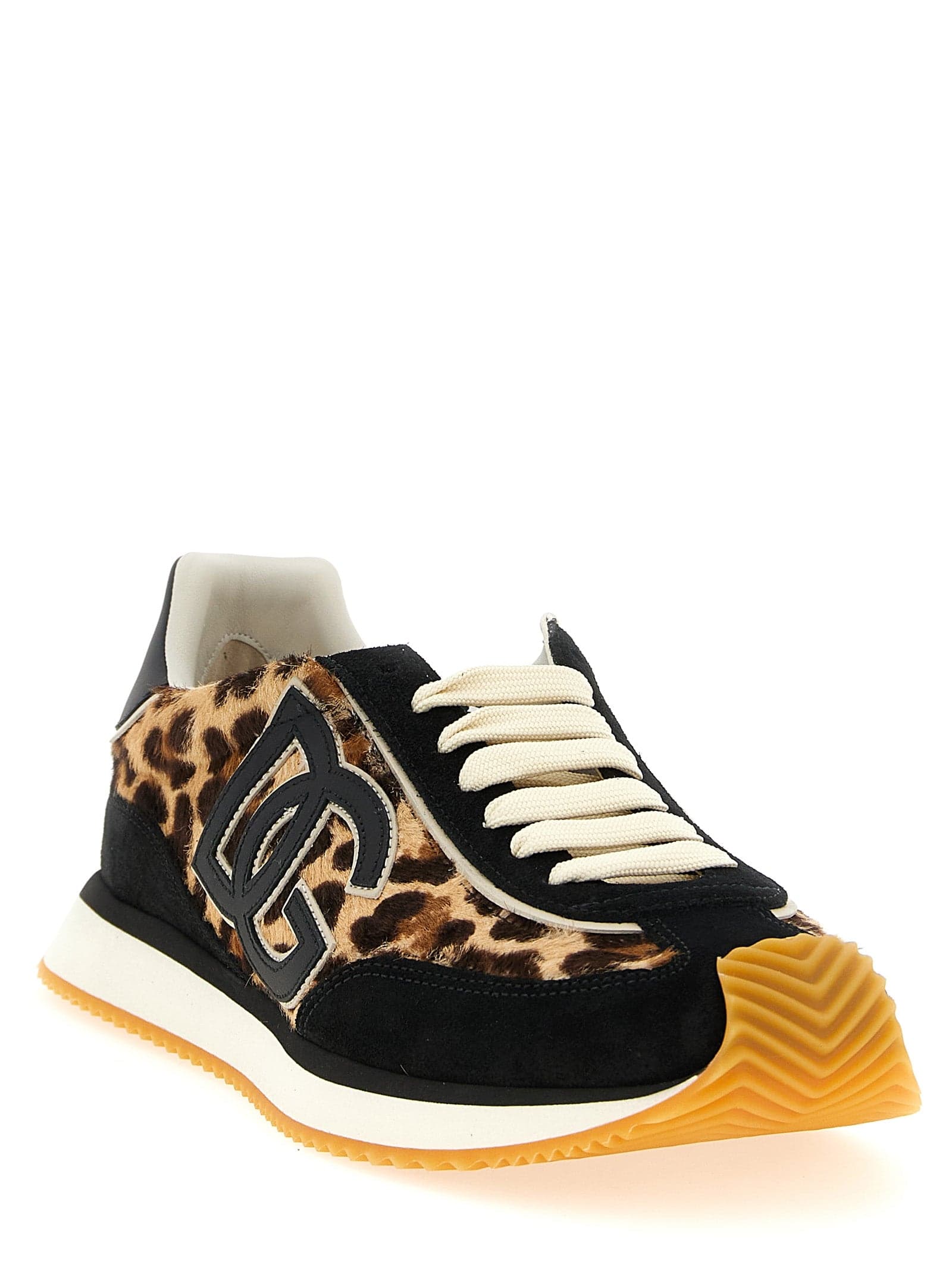 Multicolor Calfskin Low Top Sneakers - 2