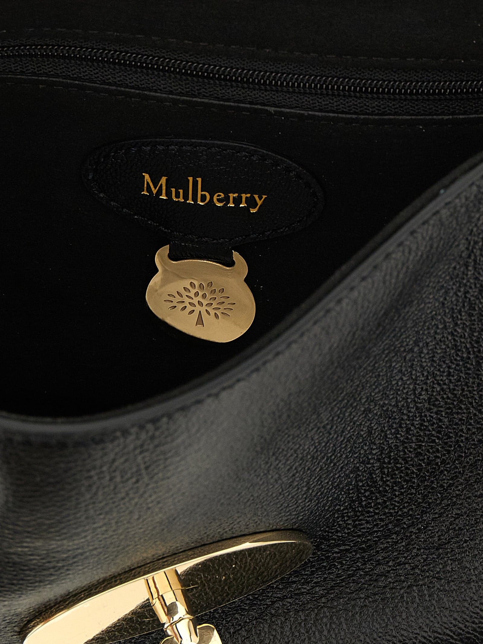 Black Goatskin Crossbody Bag - 4