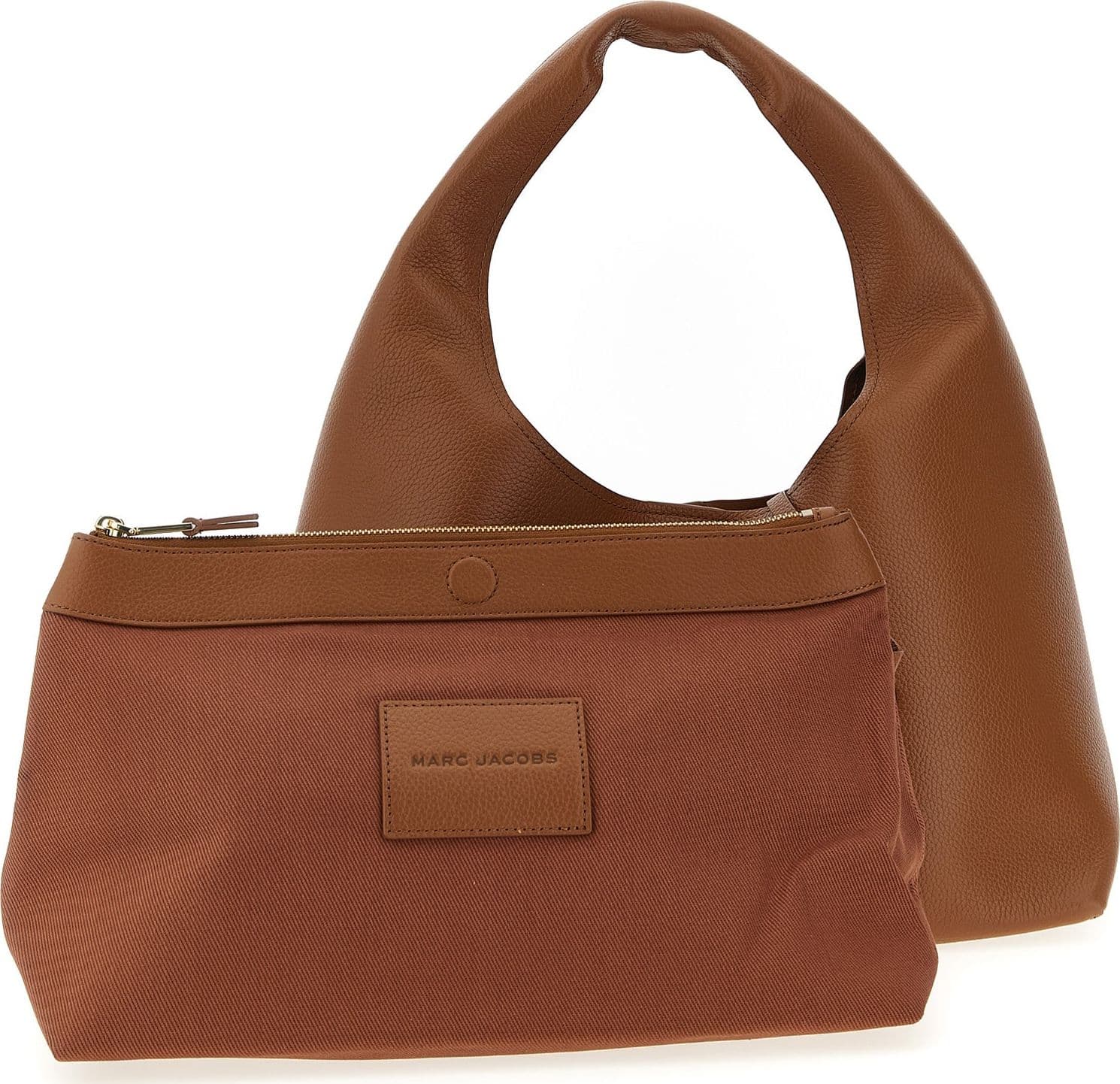 Brown Cowhide Shoulder Bag - 4
