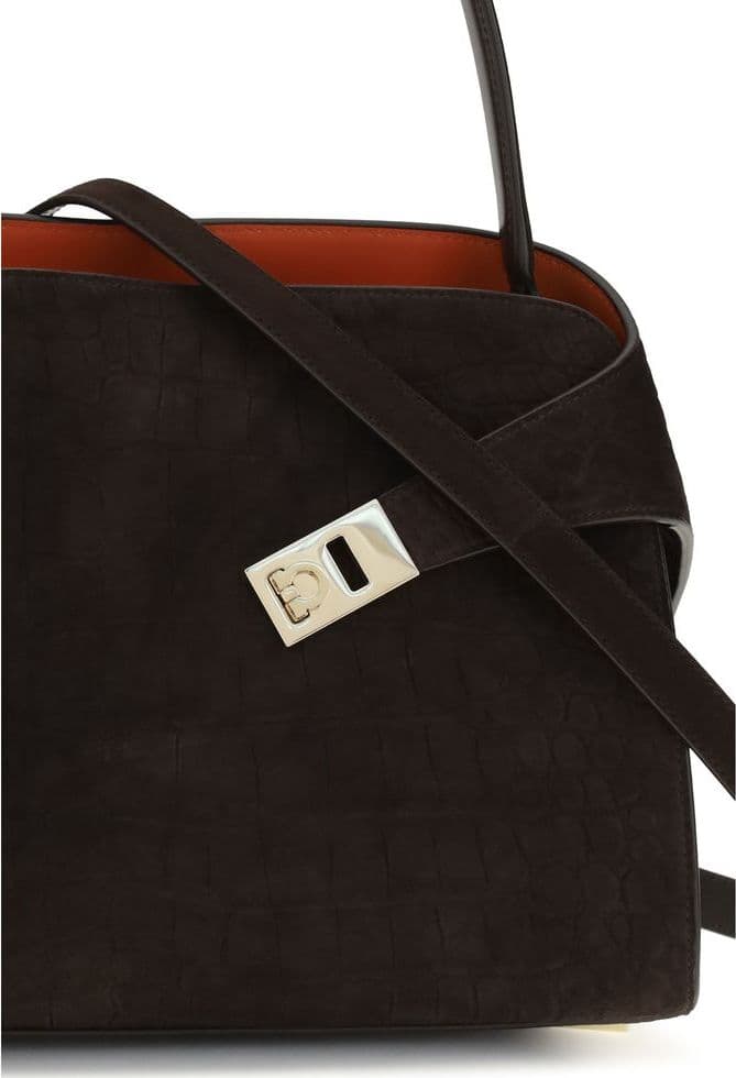 Brown Calf Leather Bos Taurus Shoulder Bag - 4