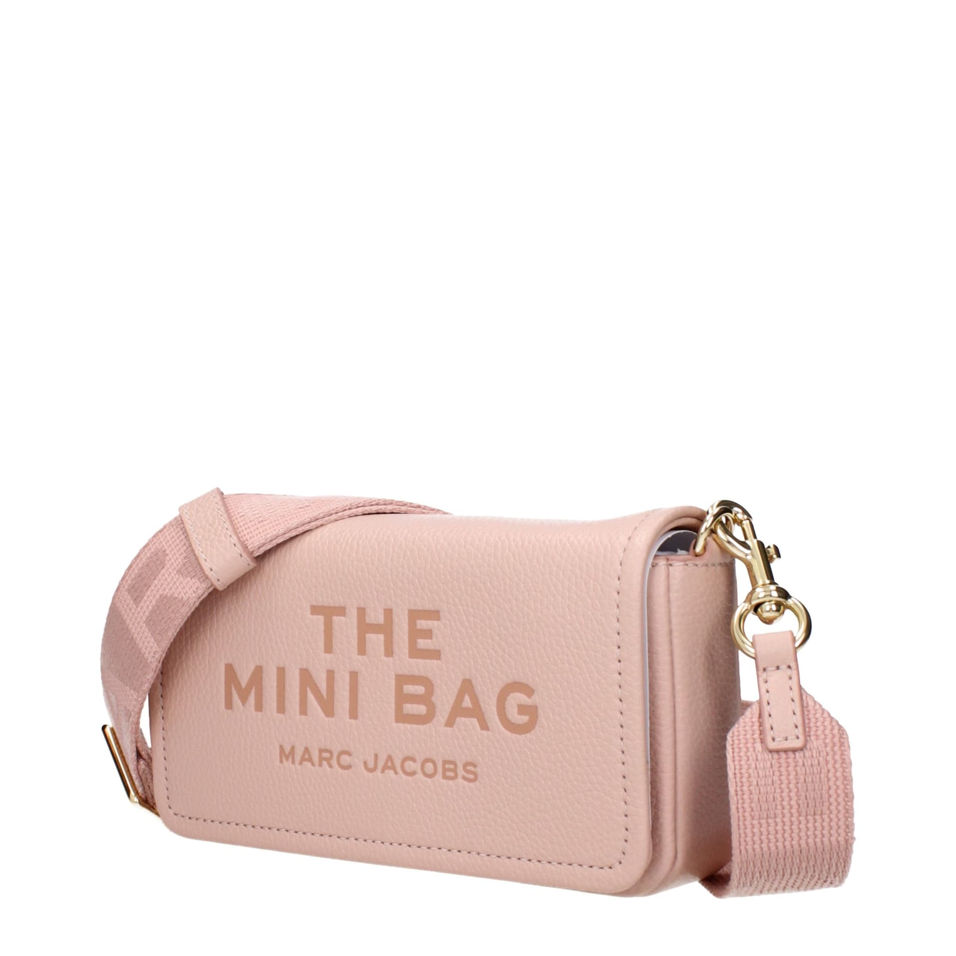 Pink Leather Crossbody Bag - 2