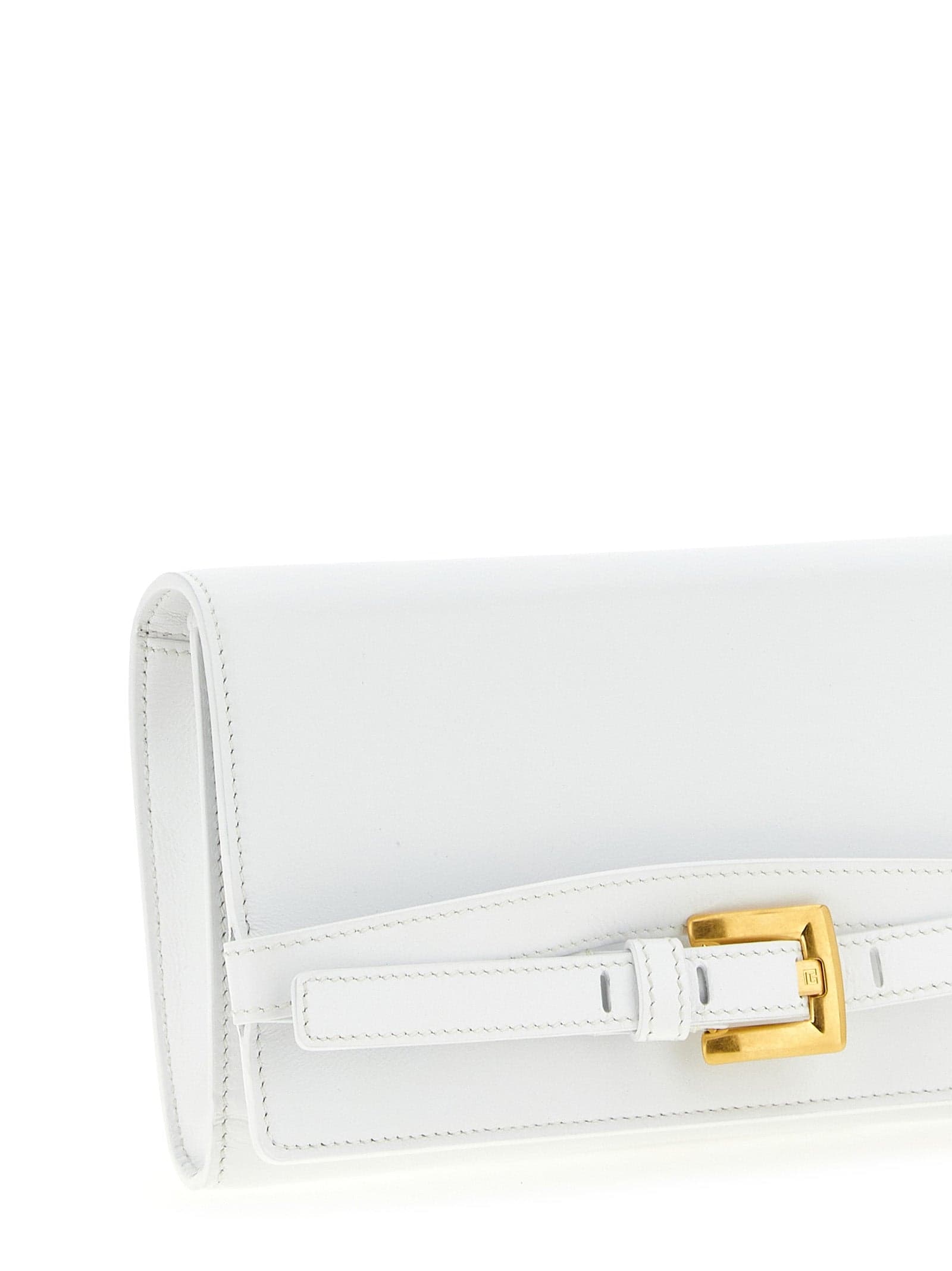 White Calfskin Cardholder - 3