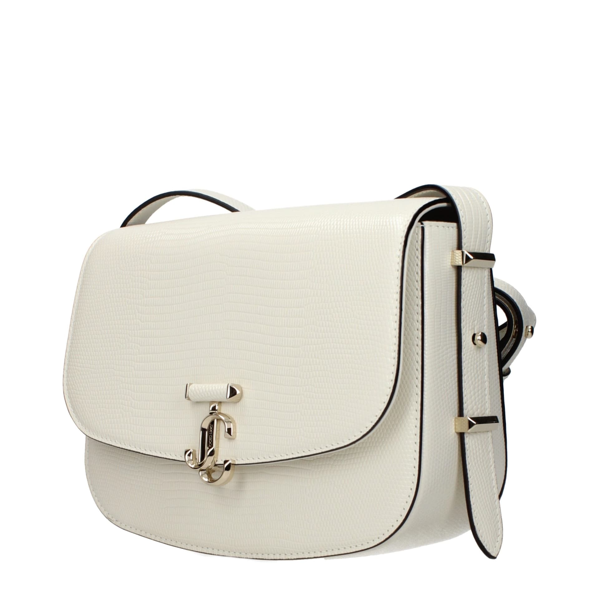White Leather Crossbody Bag - 2