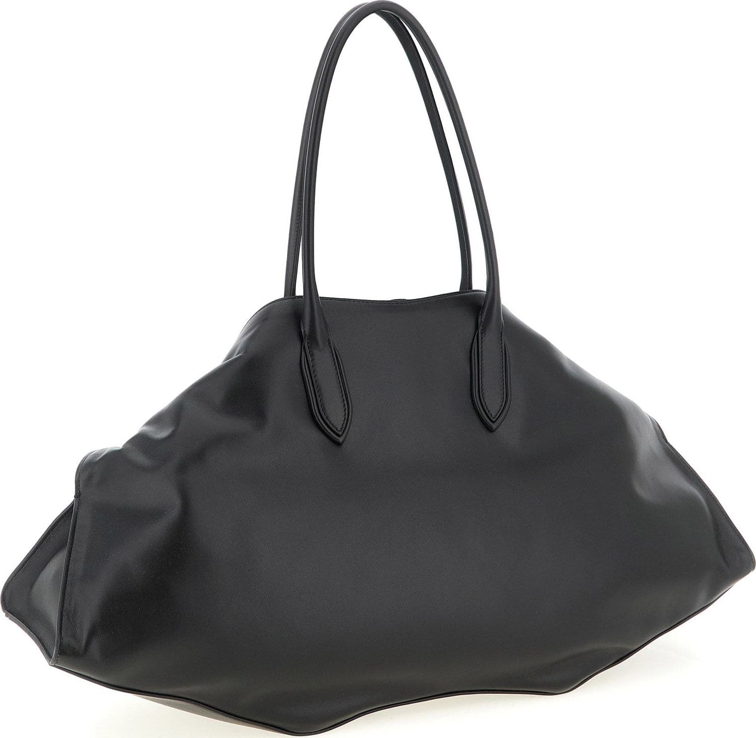 Black Calfskin Shoulder Bag - 2