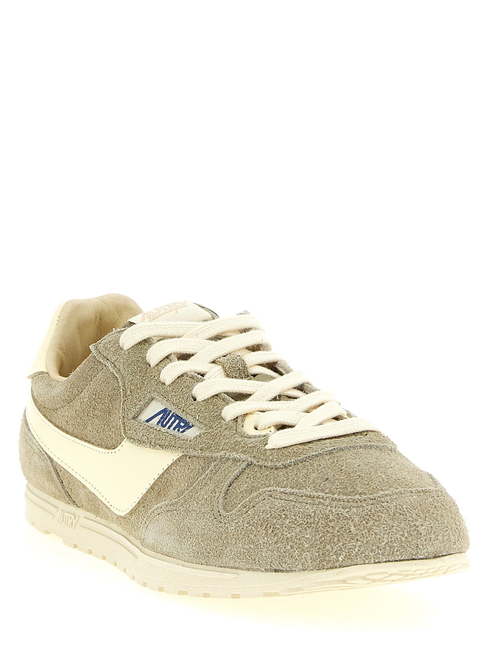 Gray Cowhide Athletic Sneakers - 2
