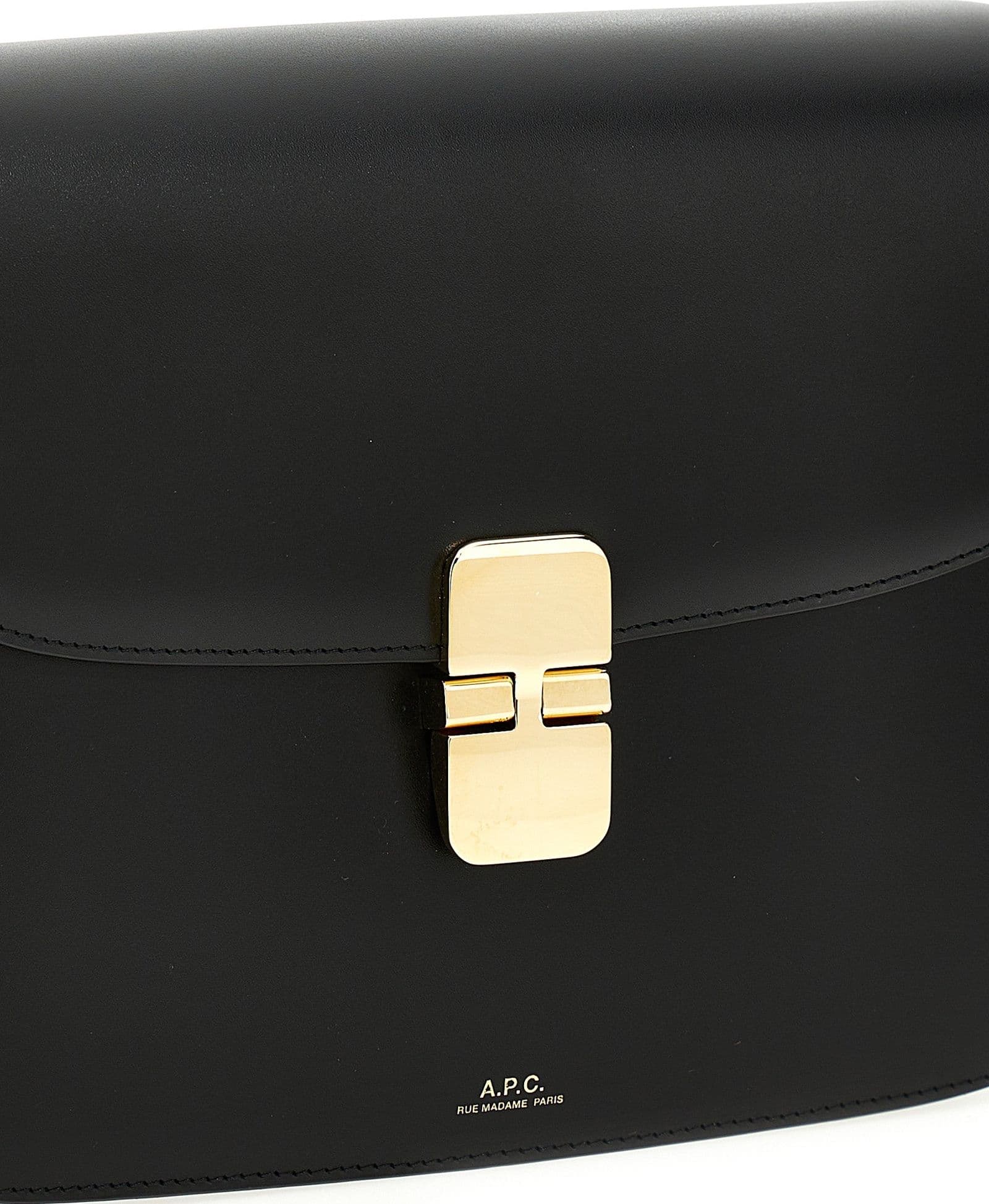 Black Cowhide Crossbody Bag - 3