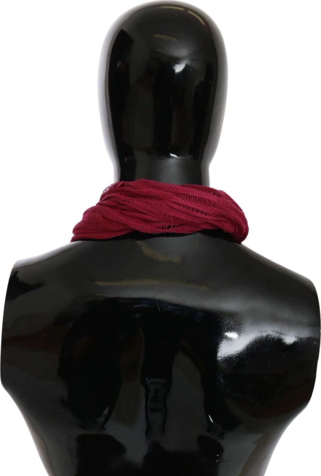 Bordeaux Neck Wrap Shawl Foulard Scarf - 3
