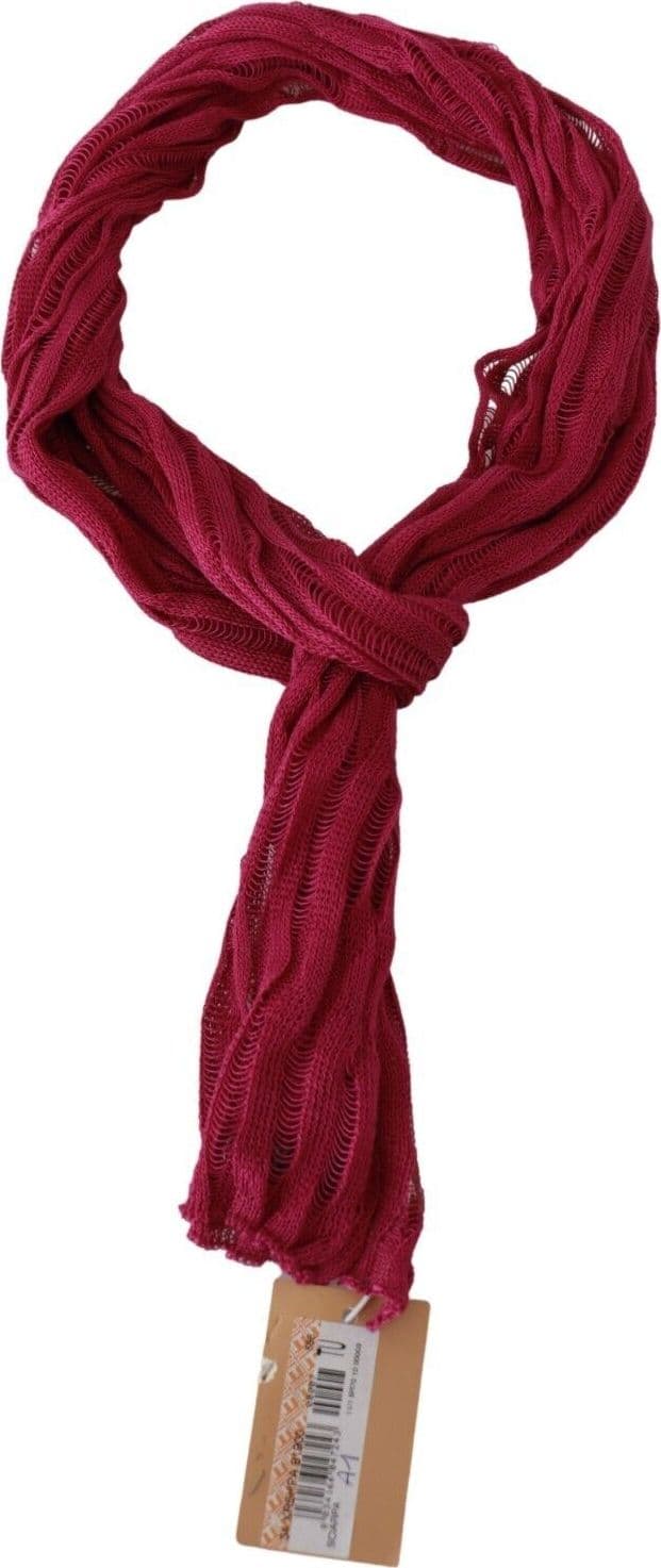 Bordeaux Neck Wrap Shawl Foulard Scarf - 4