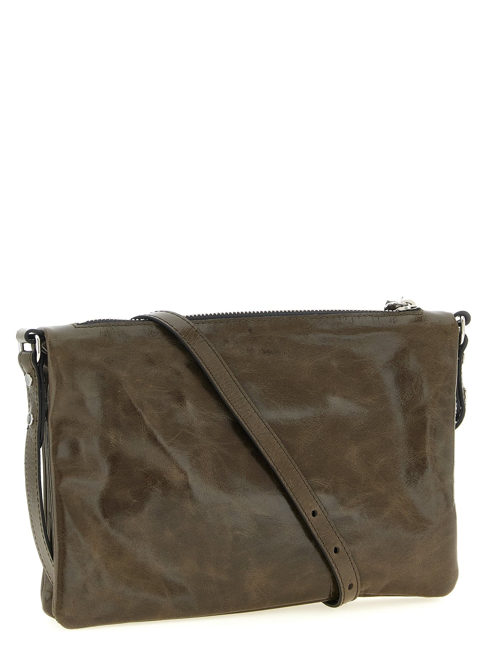 Bicolor Calfskin Crossbody Bag - 2