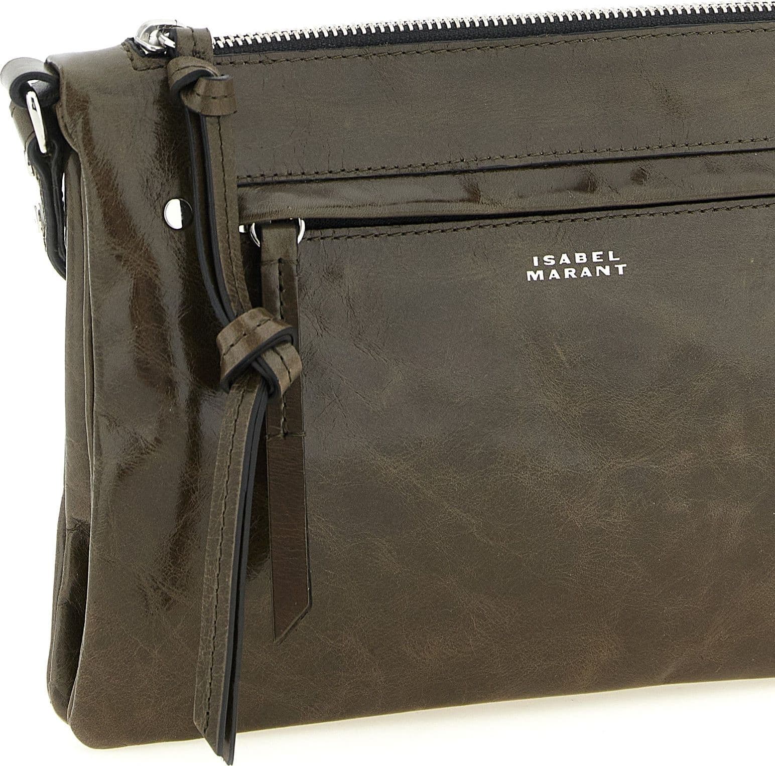Bicolor Calfskin Crossbody Bag - 3