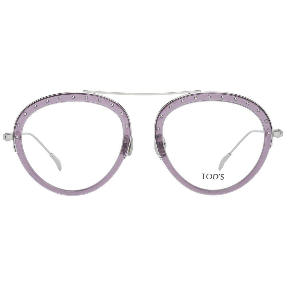 Purple Metal & Leather Glasses (Frames) - 2