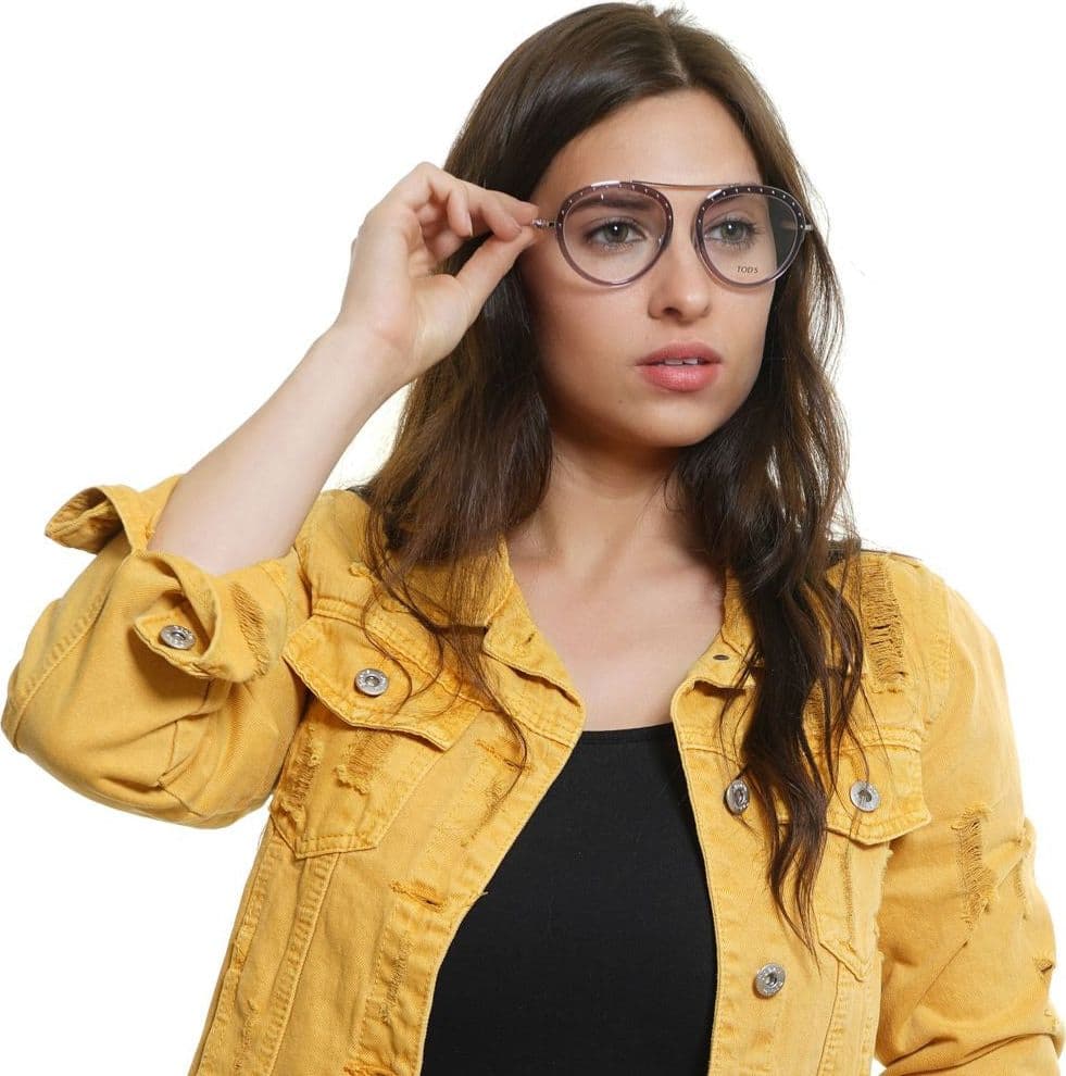 Purple Metal & Leather Glasses (Frames) - 4