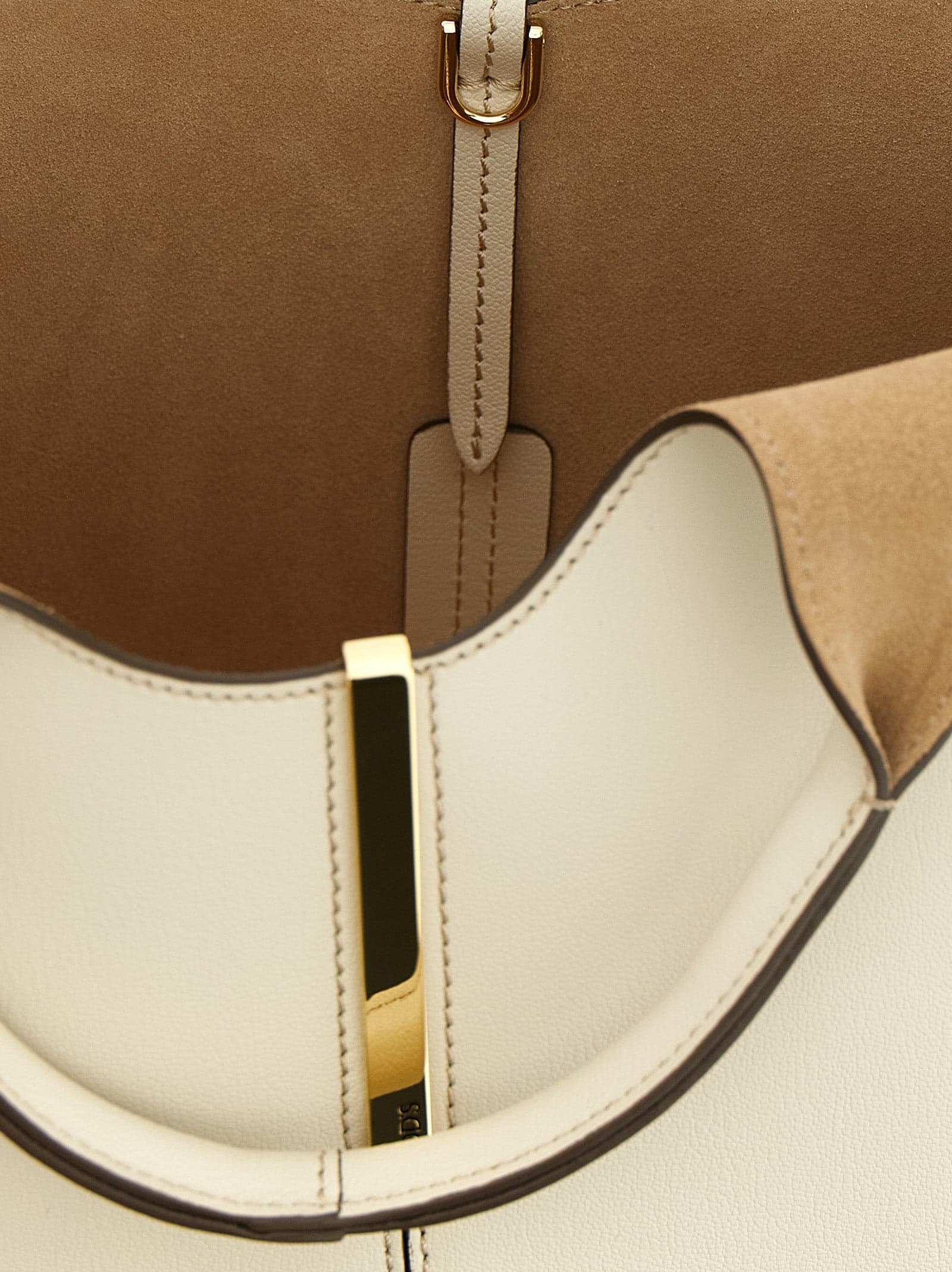 White Calfskin Tote Bag - 4