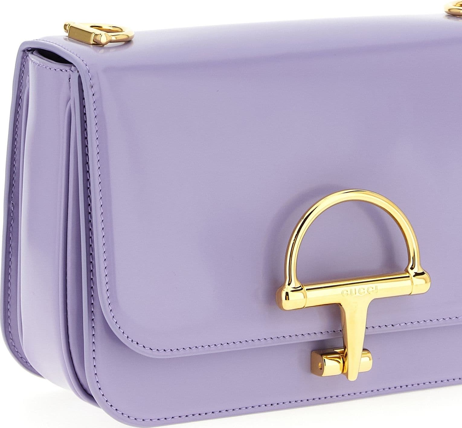 Purple Calfskin Shoulder Bag - 3