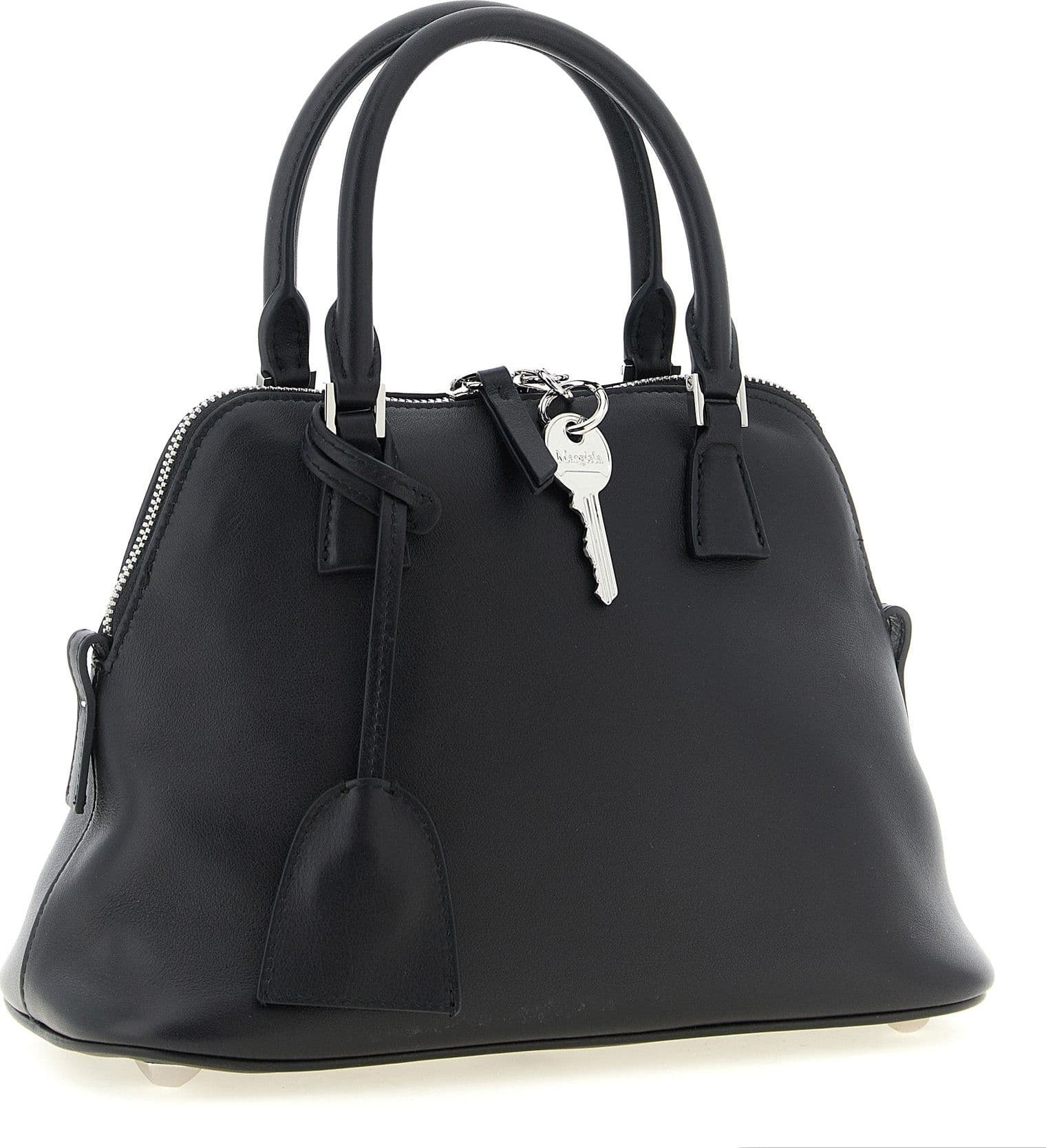 Black Calfskin Shoulder Bag - 3
