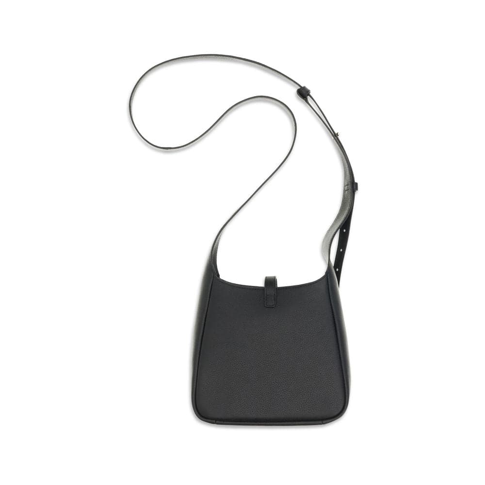 Black Calf Leather Bos Taurus Shoulder Bag - 2
