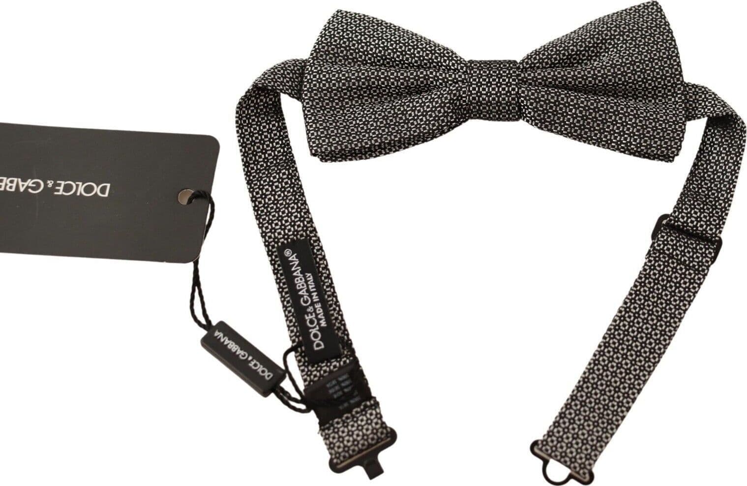 Multicolor Patterned Adjustable Neck Papillon Bow Tie - 3
