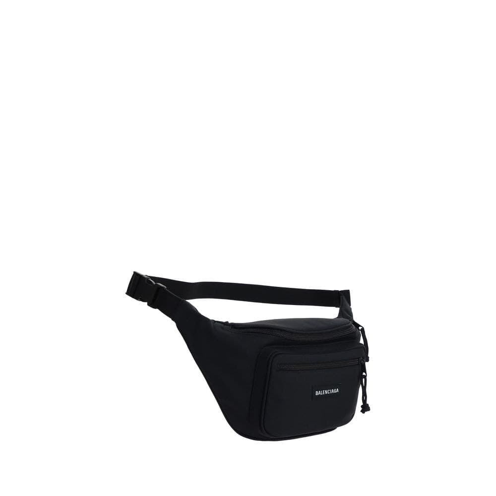 Black Polyester Clutch Bag - 2