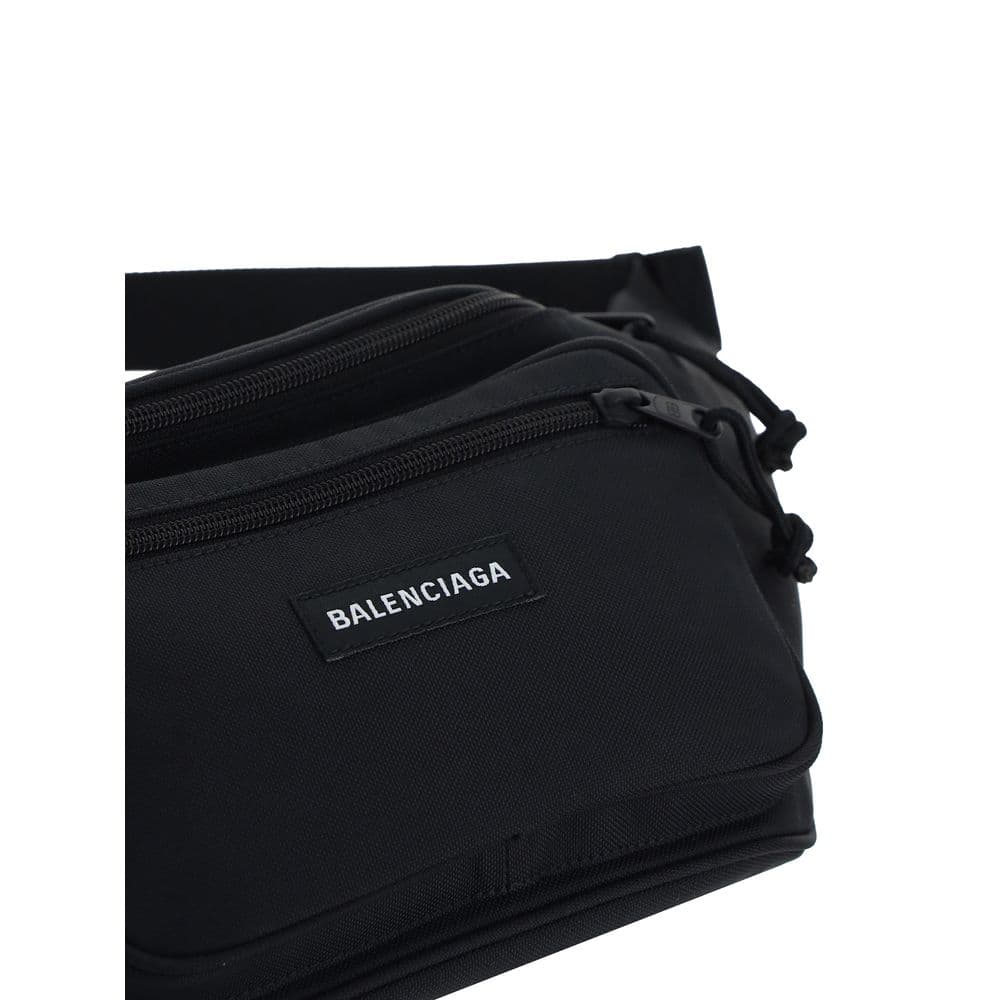 Black Polyester Clutch Bag - 4