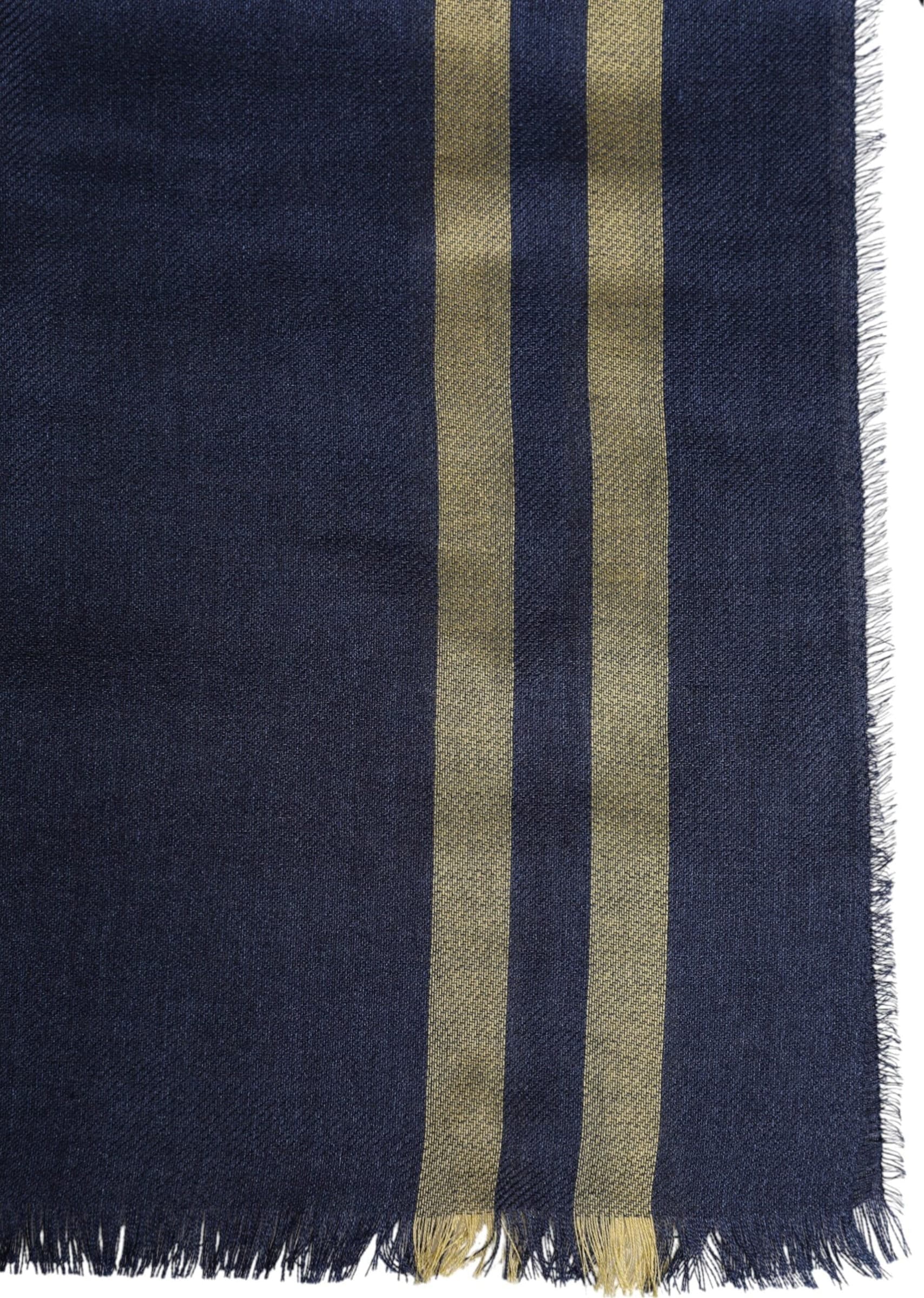 Blue Cashmere Neck Warmer Wrap Shawl Scarf - 3