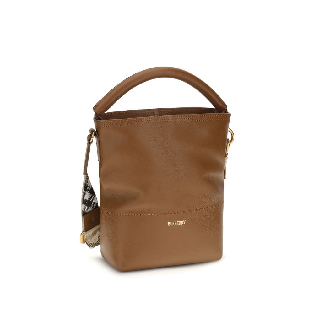 Brown Calf Leather Bos Taurus Backet Bag - 2