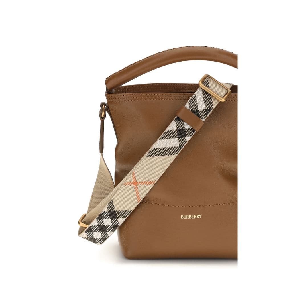 Brown Calf Leather Bos Taurus Backet Bag - 4
