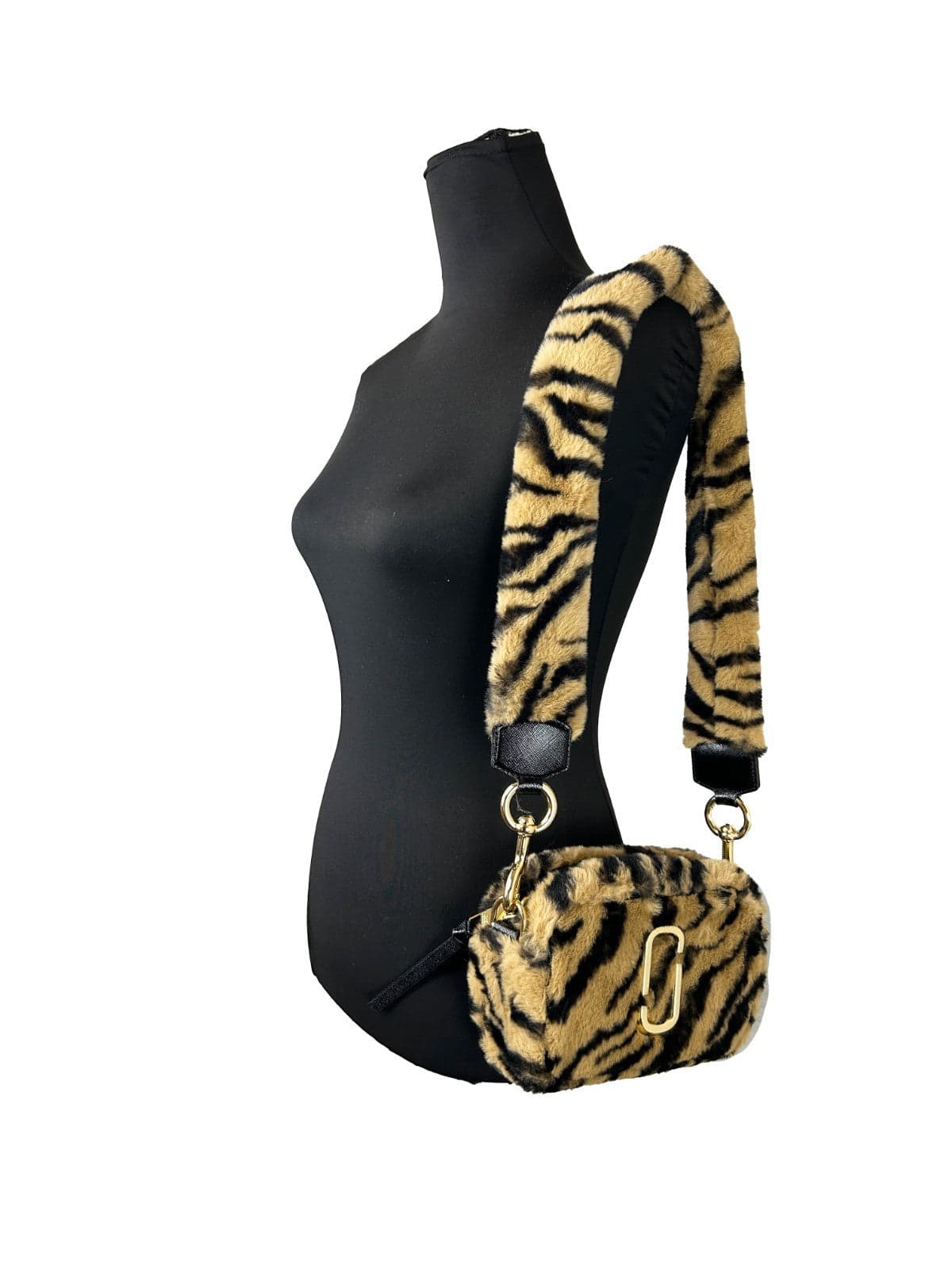 Marc Jacobs The Snapshot Tiger Fur Crossbody Bag - 3