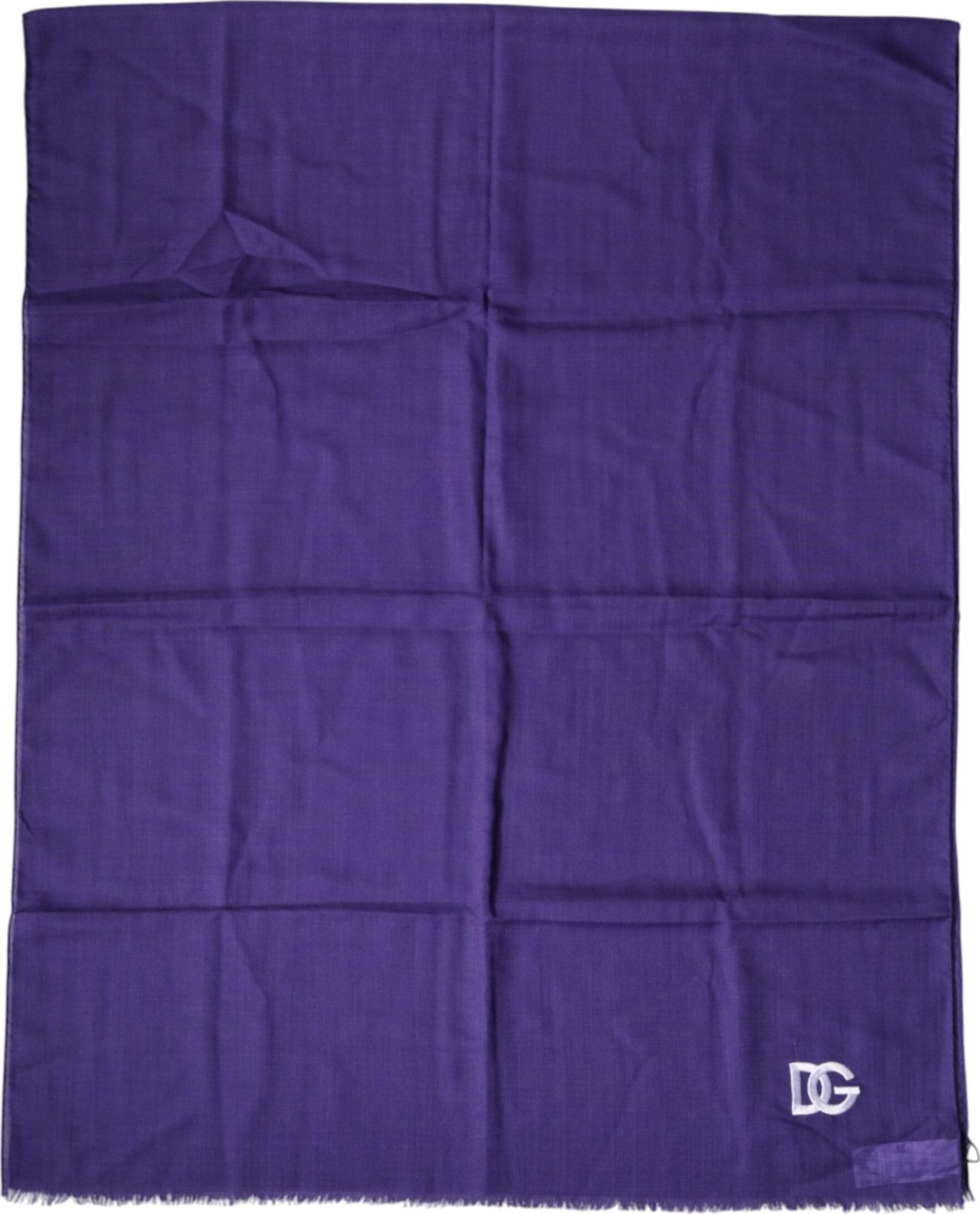 Purple Lace Stole Cotton Wrap Shawl Scarf - 3