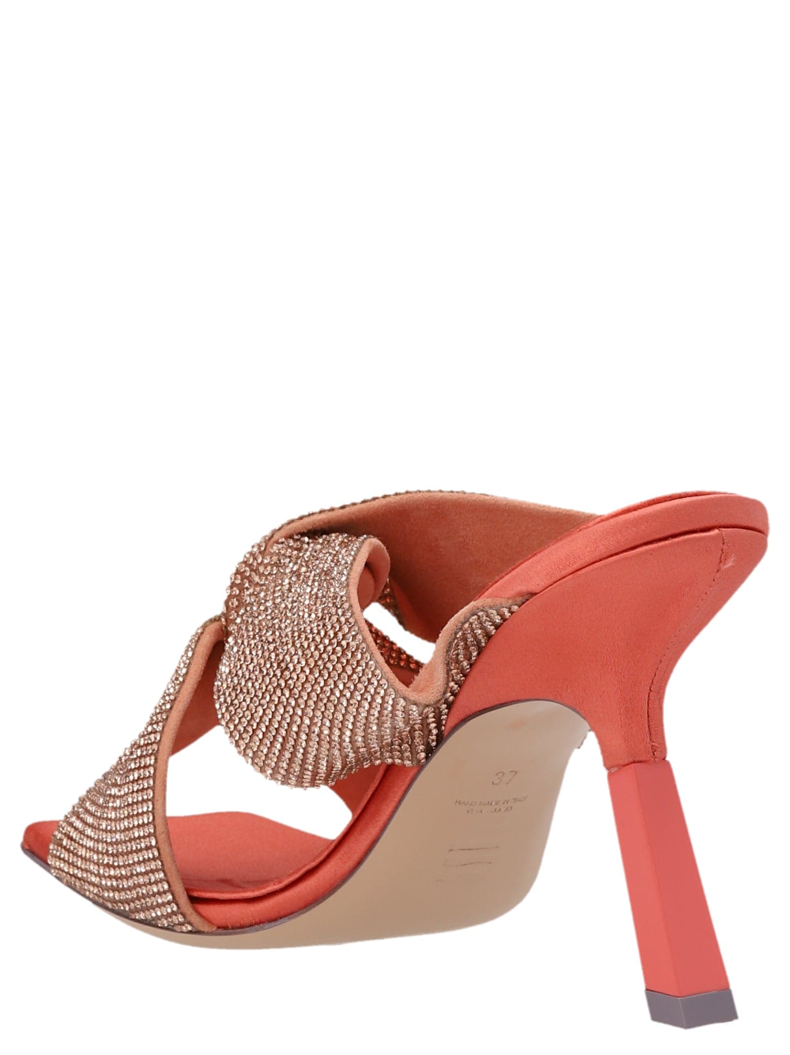 Multicolor Viscose Stiletto Heel Sandals - 2