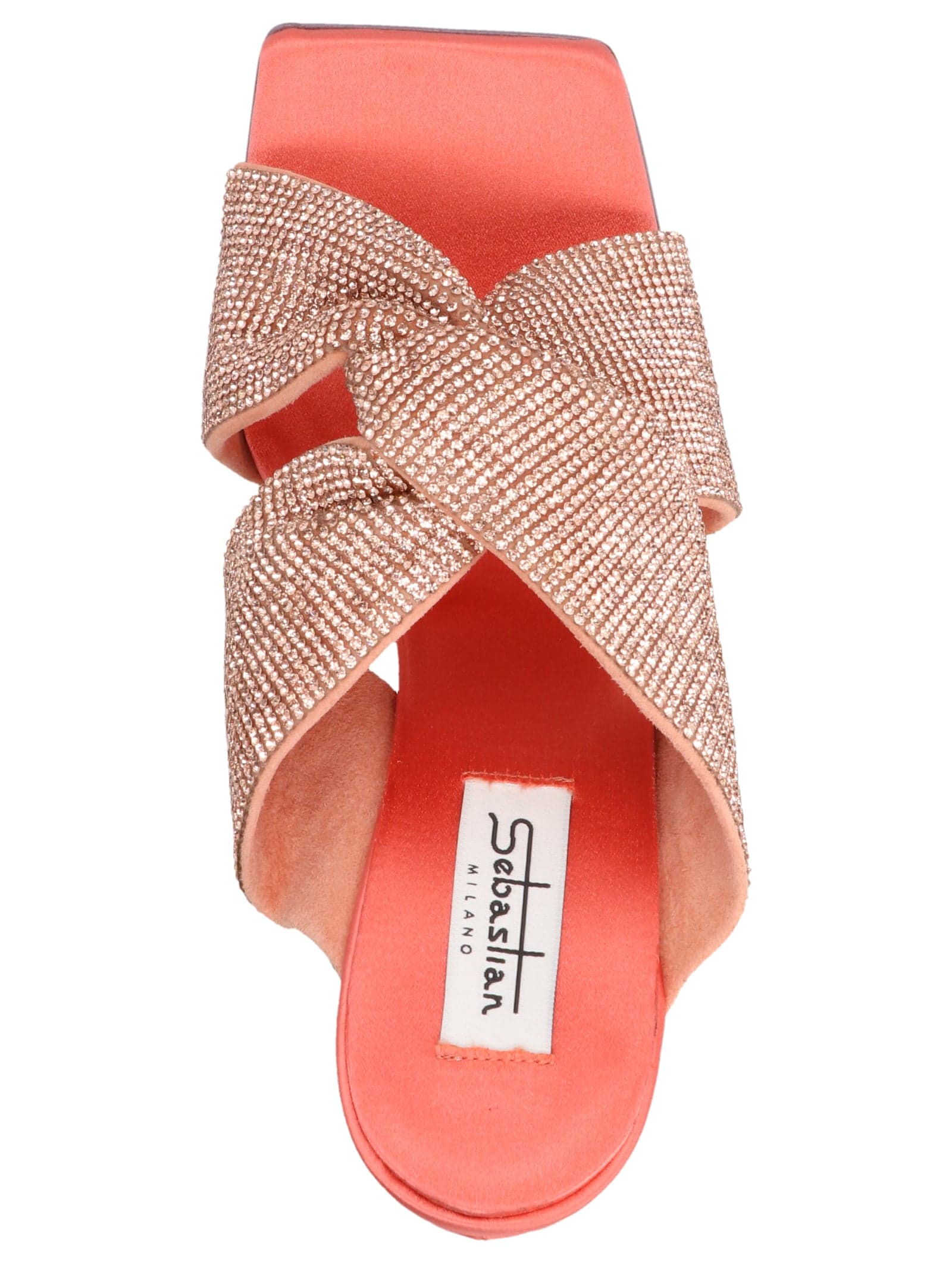 Multicolor Viscose Stiletto Heel Sandals - 3
