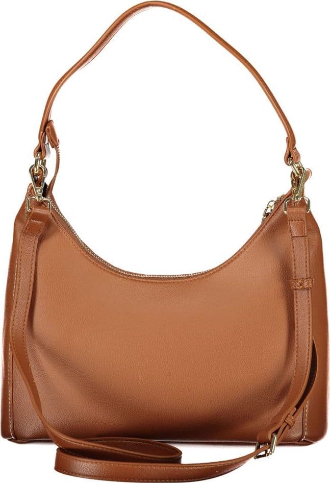 Brown Polyurethane Women's Bag - 2