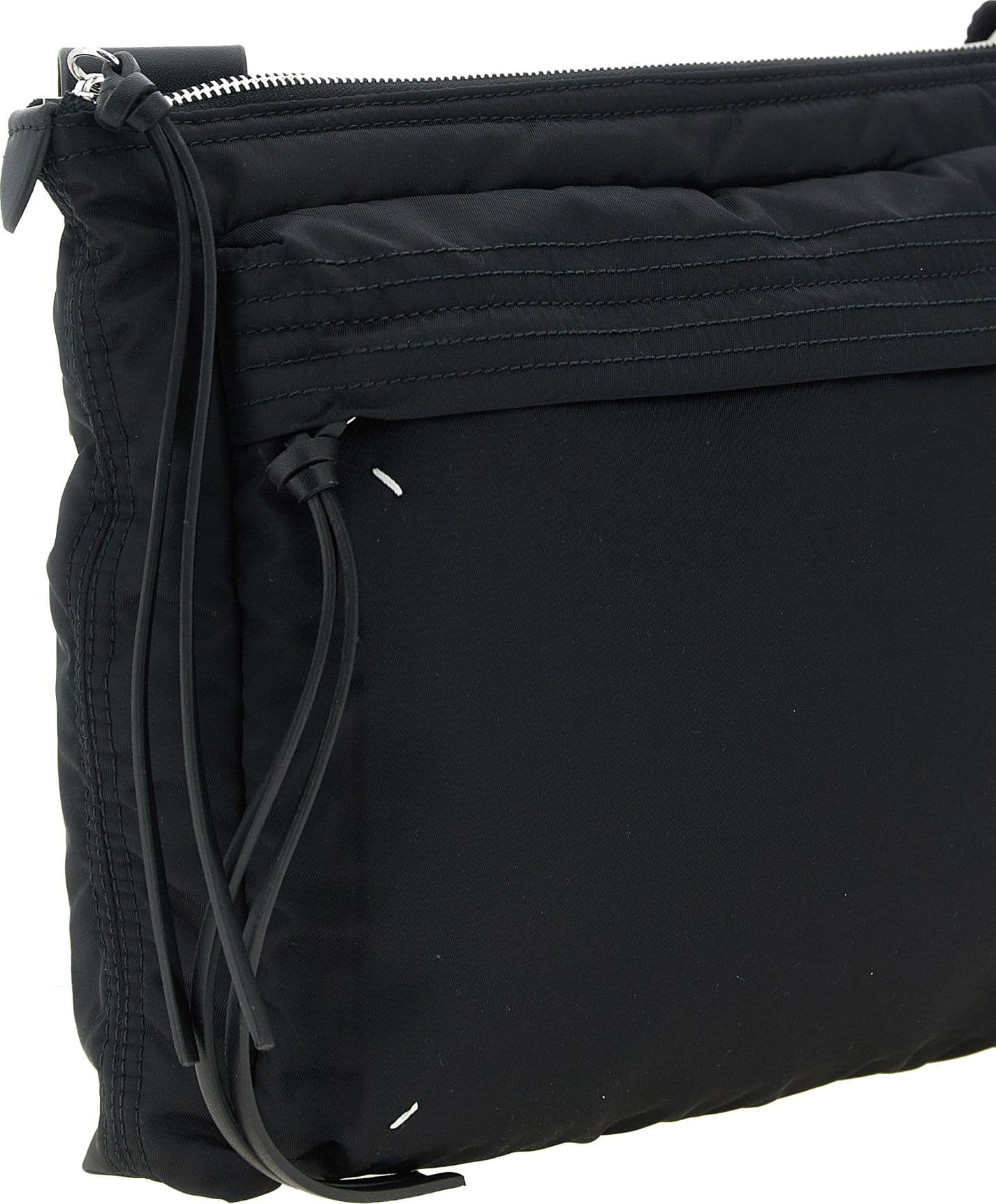 Black Polyamide Crossbody Bag - 3