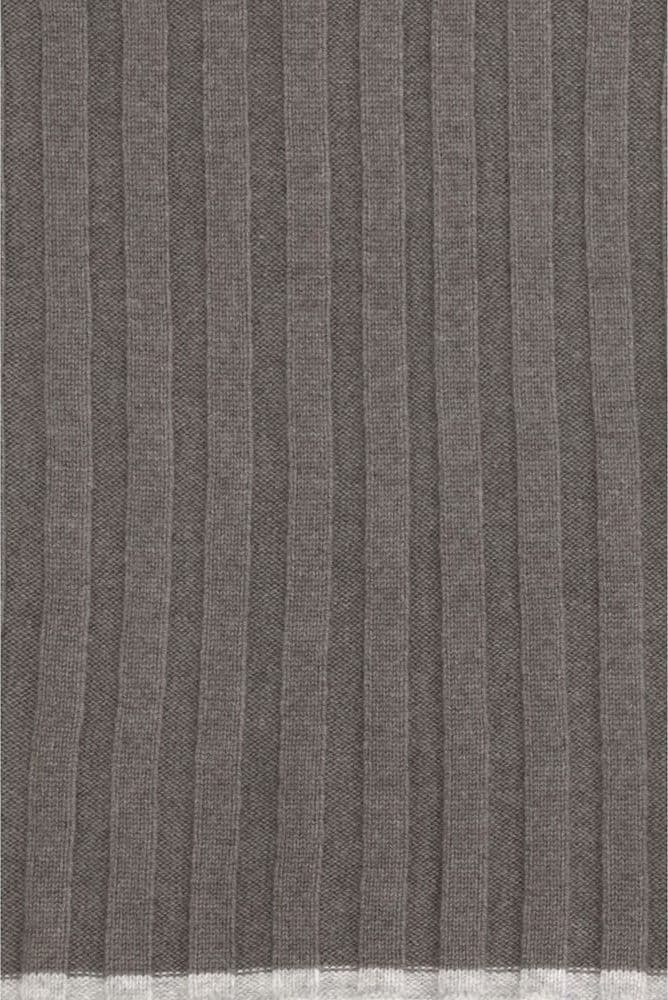 Brown Cashmere Scarf - 3