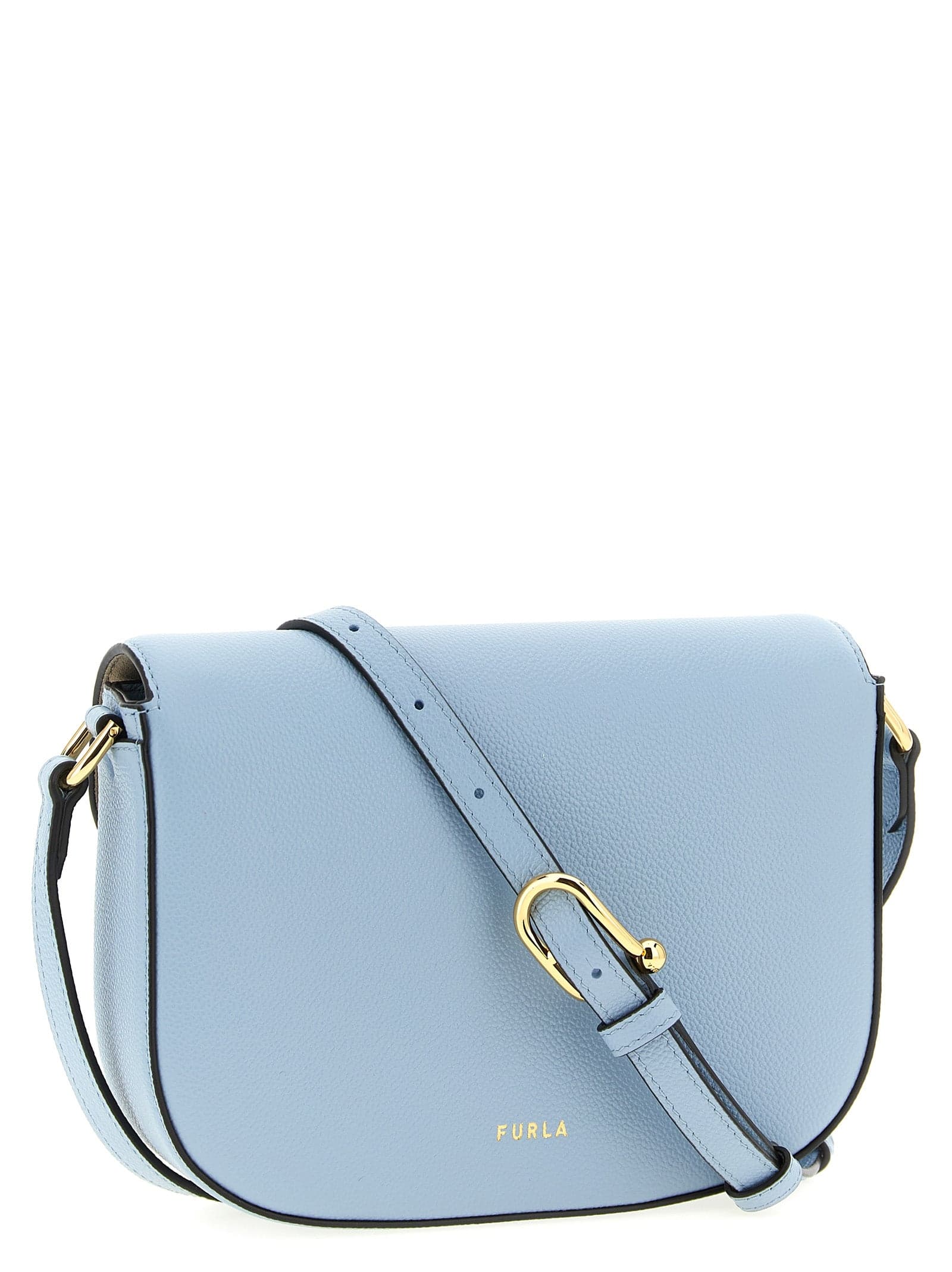 Blue Calfskin Crossbody Bag - 2