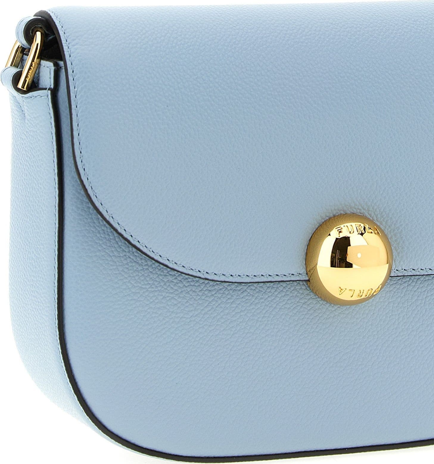 Blue Calfskin Crossbody Bag - 3