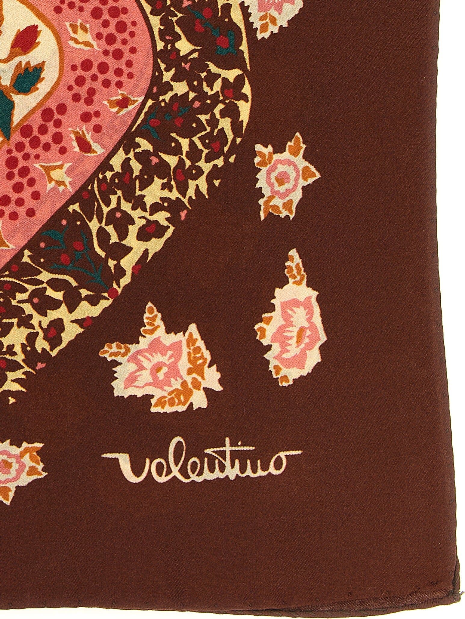 Brown Silk Foulard - 2