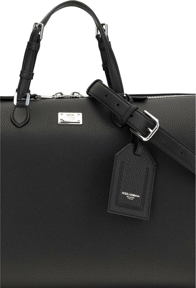 Black Calf Leather Bos Taurus Luggage And Travel - 4