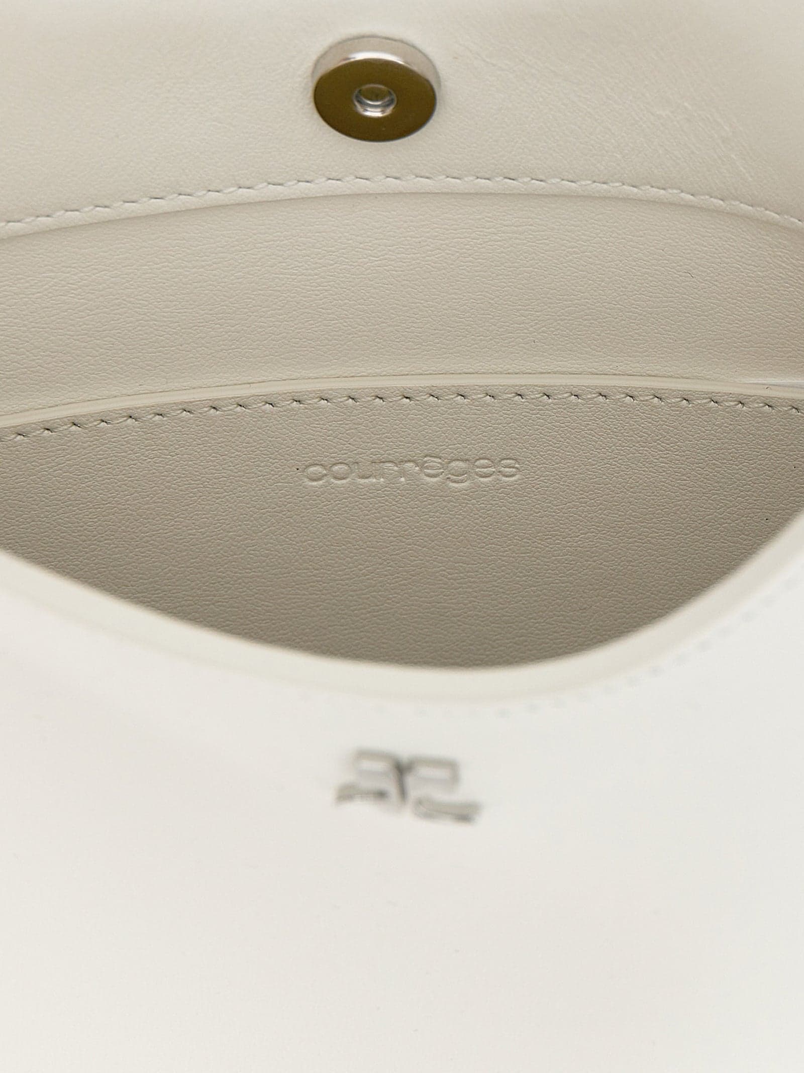 White Calfskin Handbag - 4