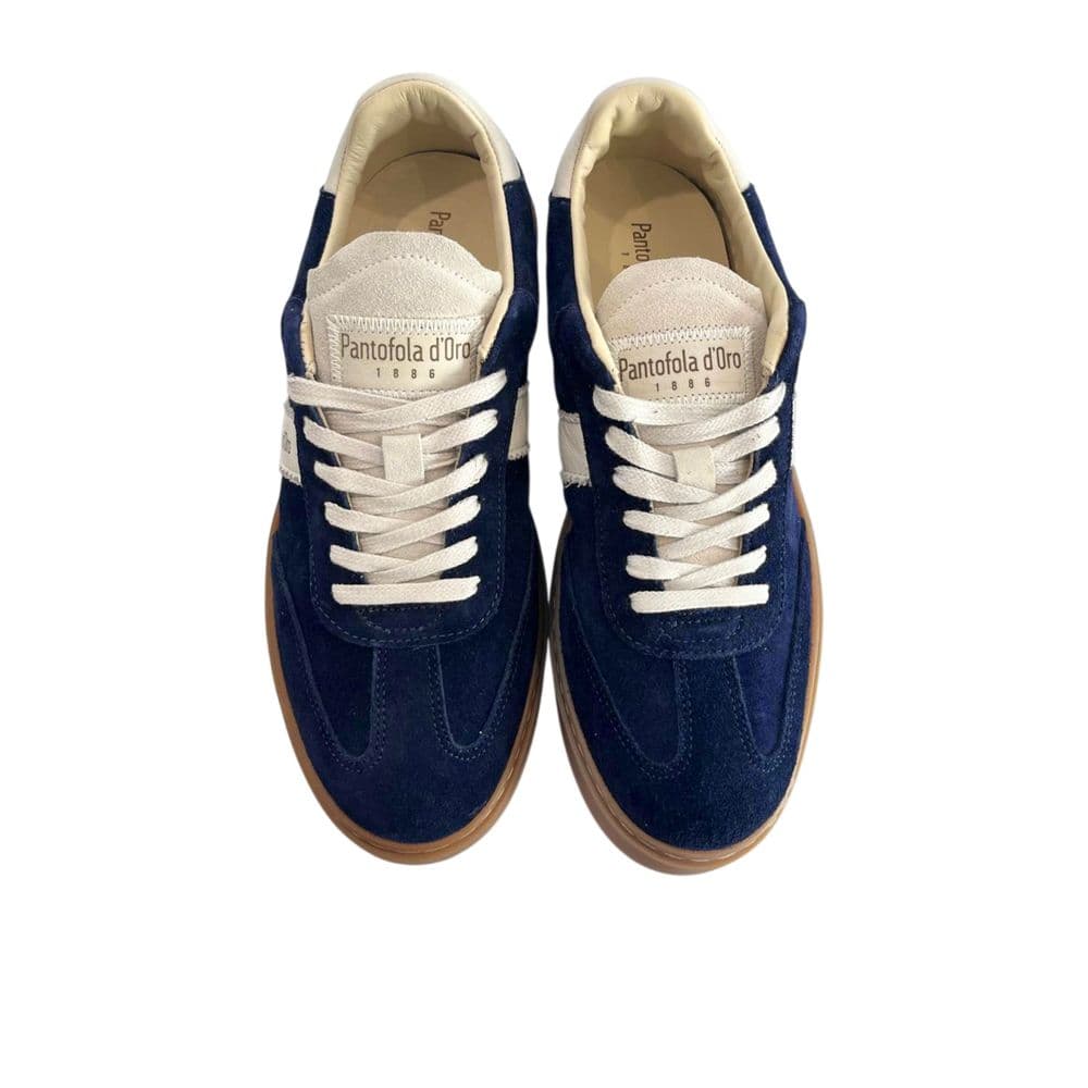 Blue Suede Men Sneakers - 2