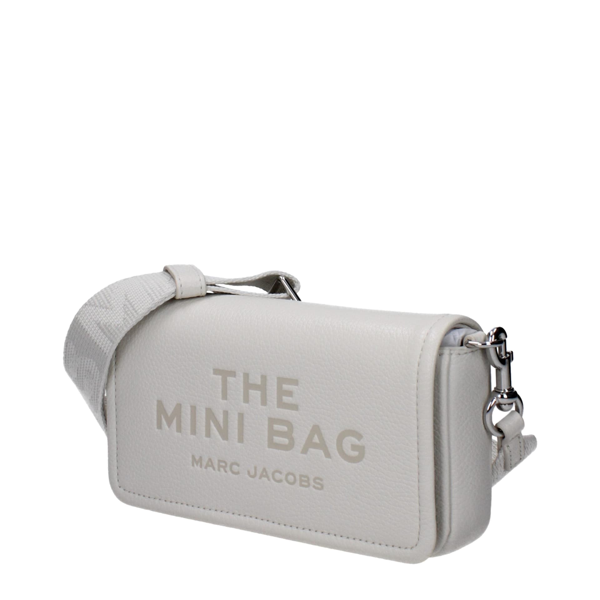 White Leather Crossbody Bag - 2