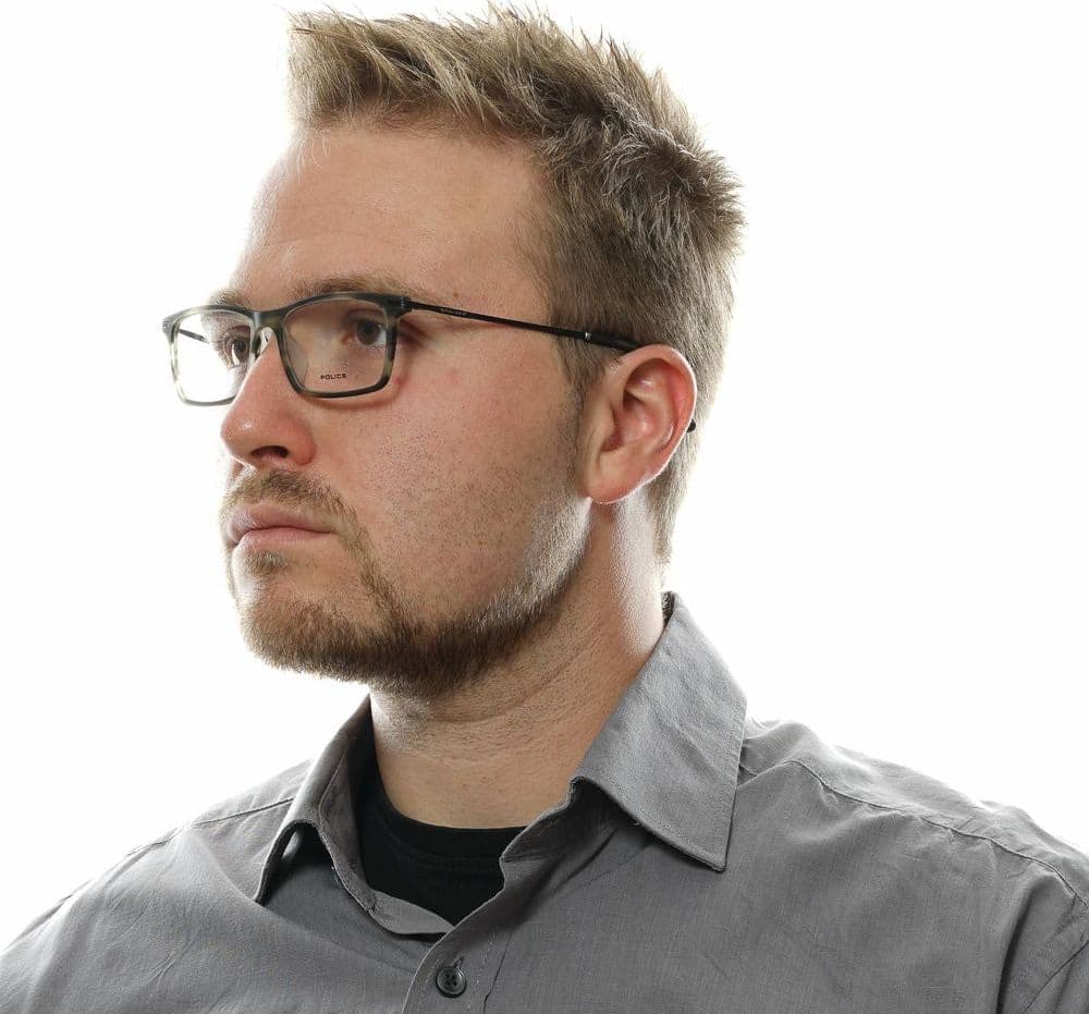 Gray Metal & Plastic Glasses (Frames) - 4