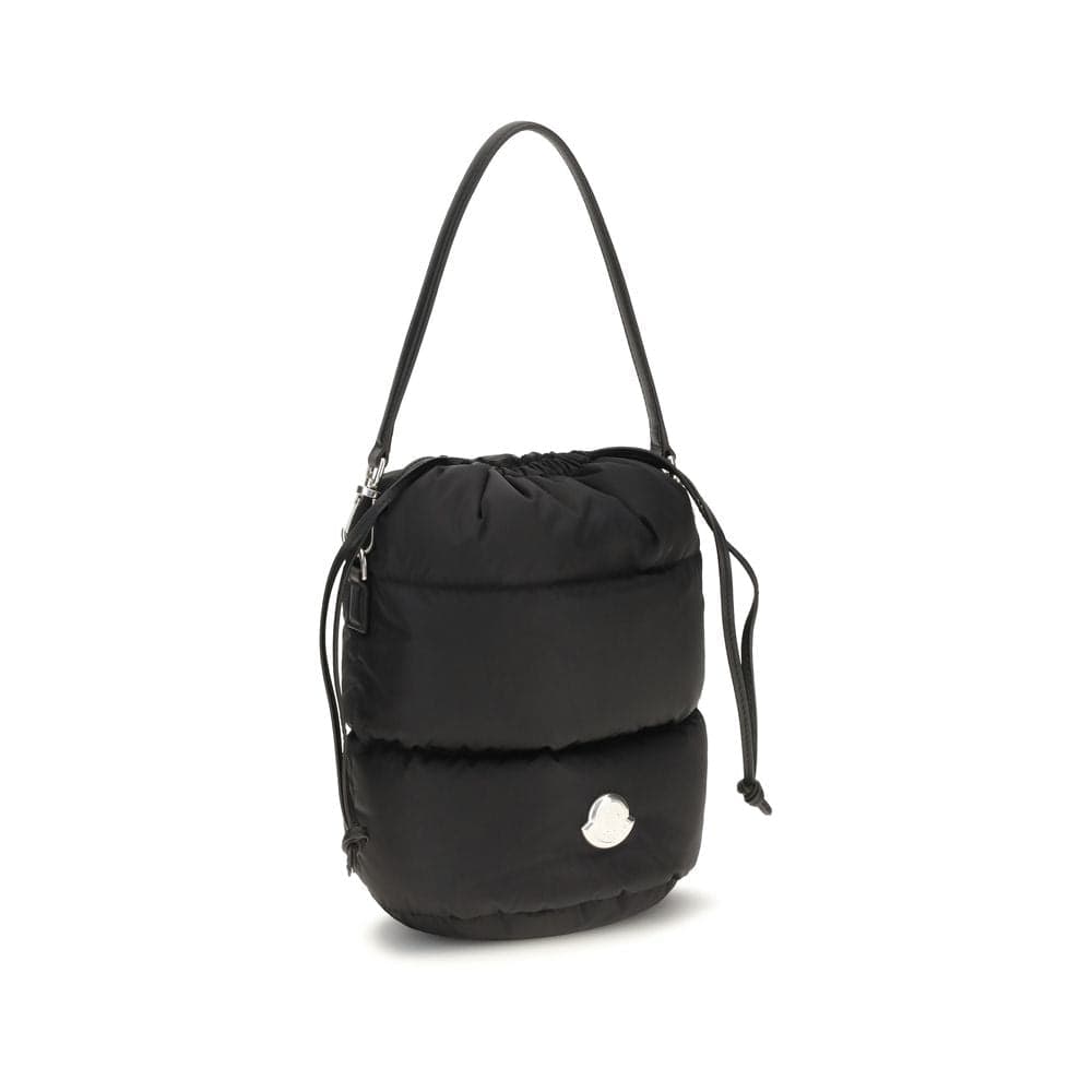 Black Nylon Backet Bag - 2
