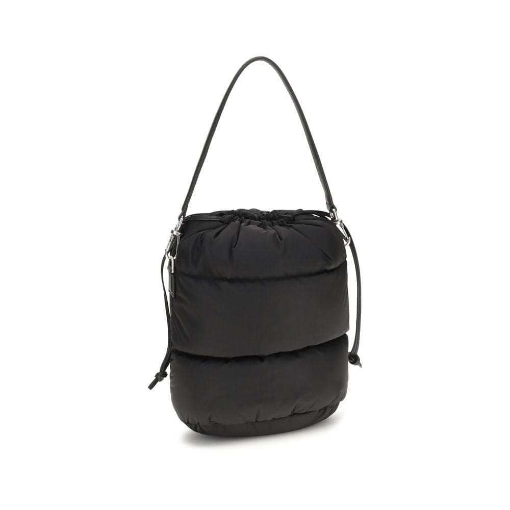 Black Nylon Backet Bag - 3
