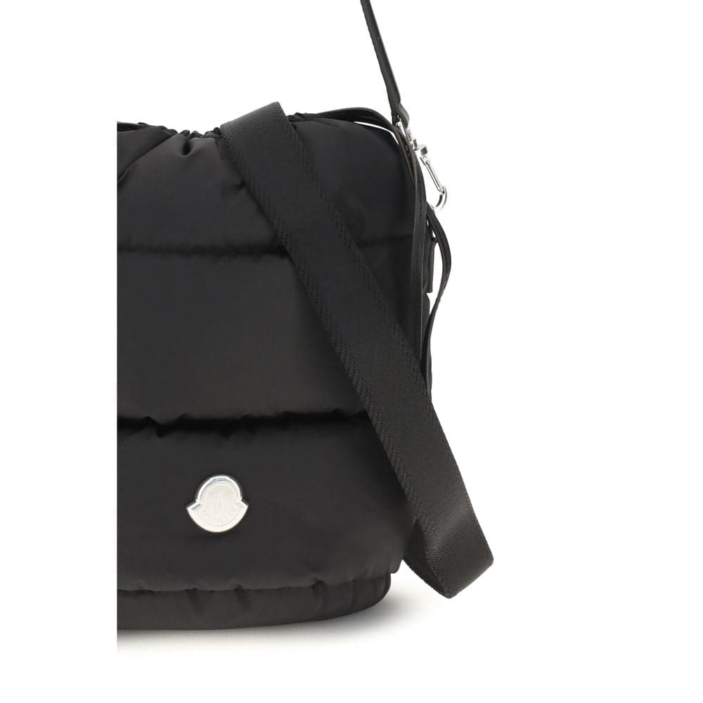 Black Nylon Backet Bag - 4