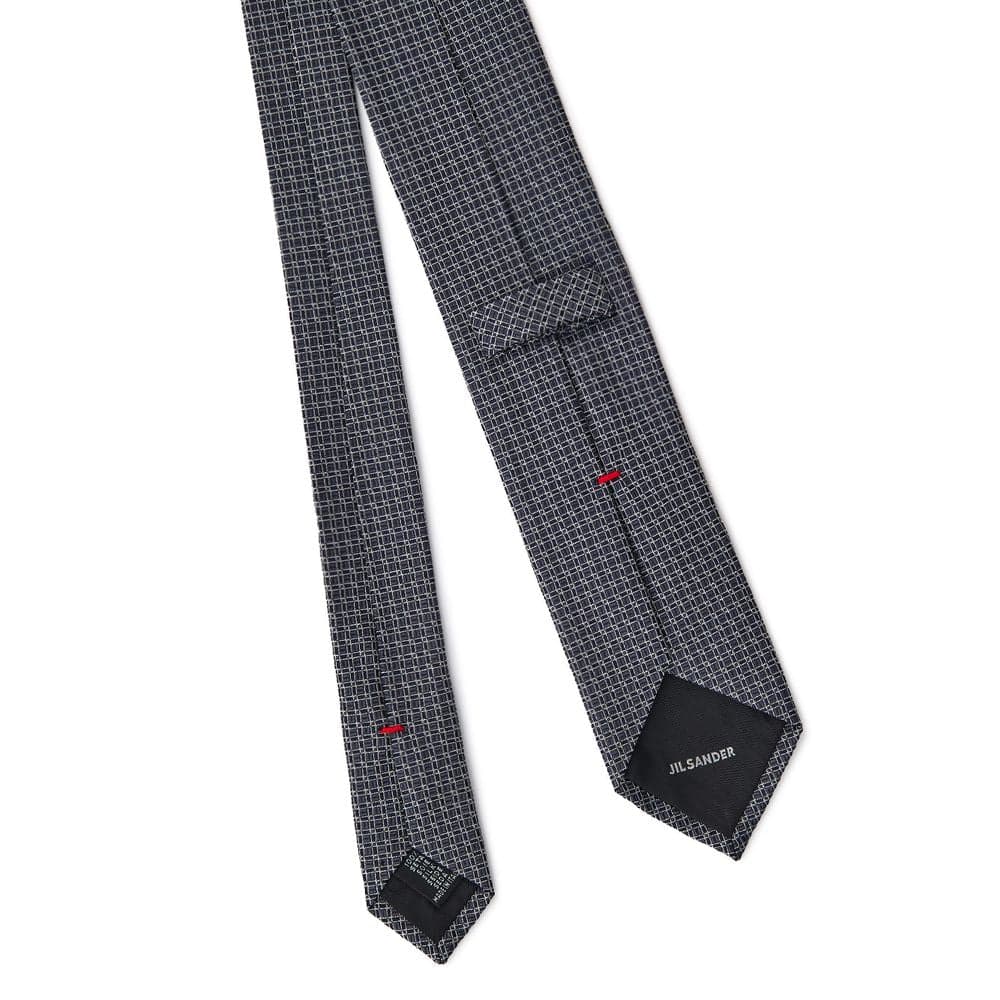 Gray Silk Tie - 2
