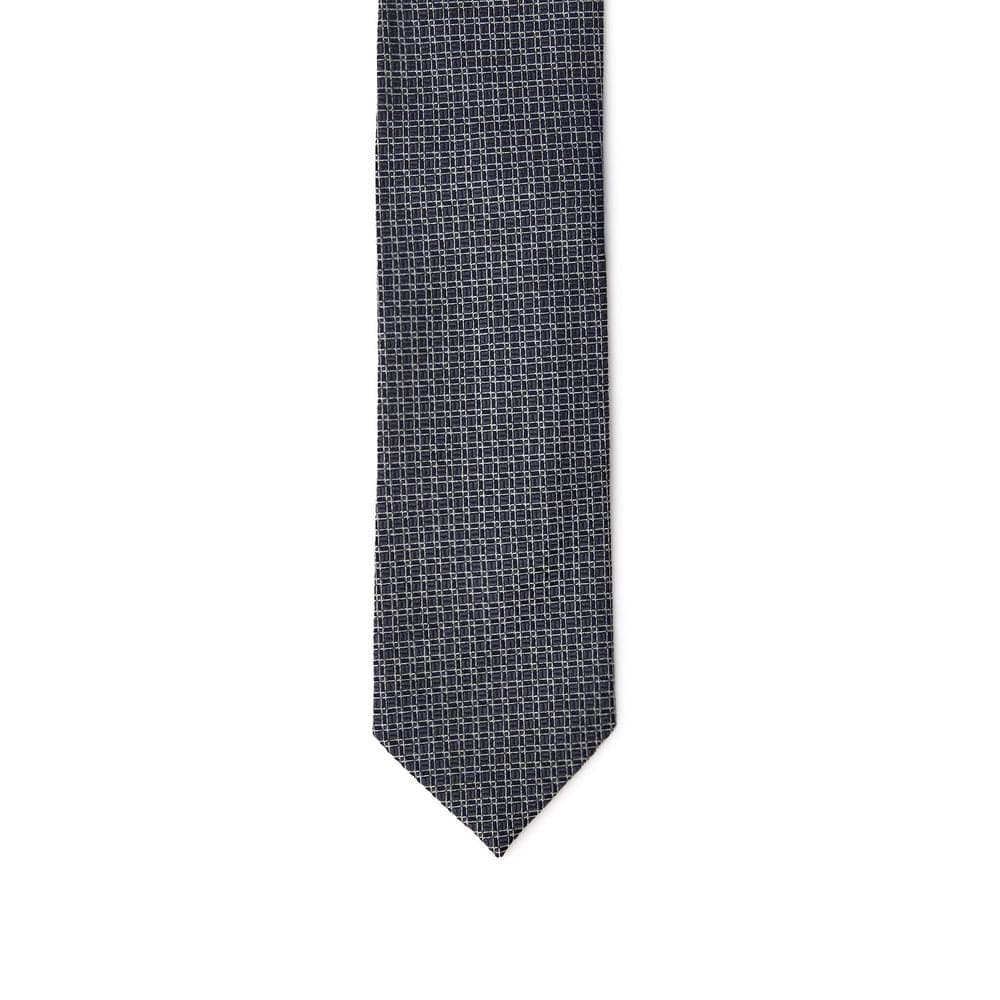 Gray Silk Tie - 3