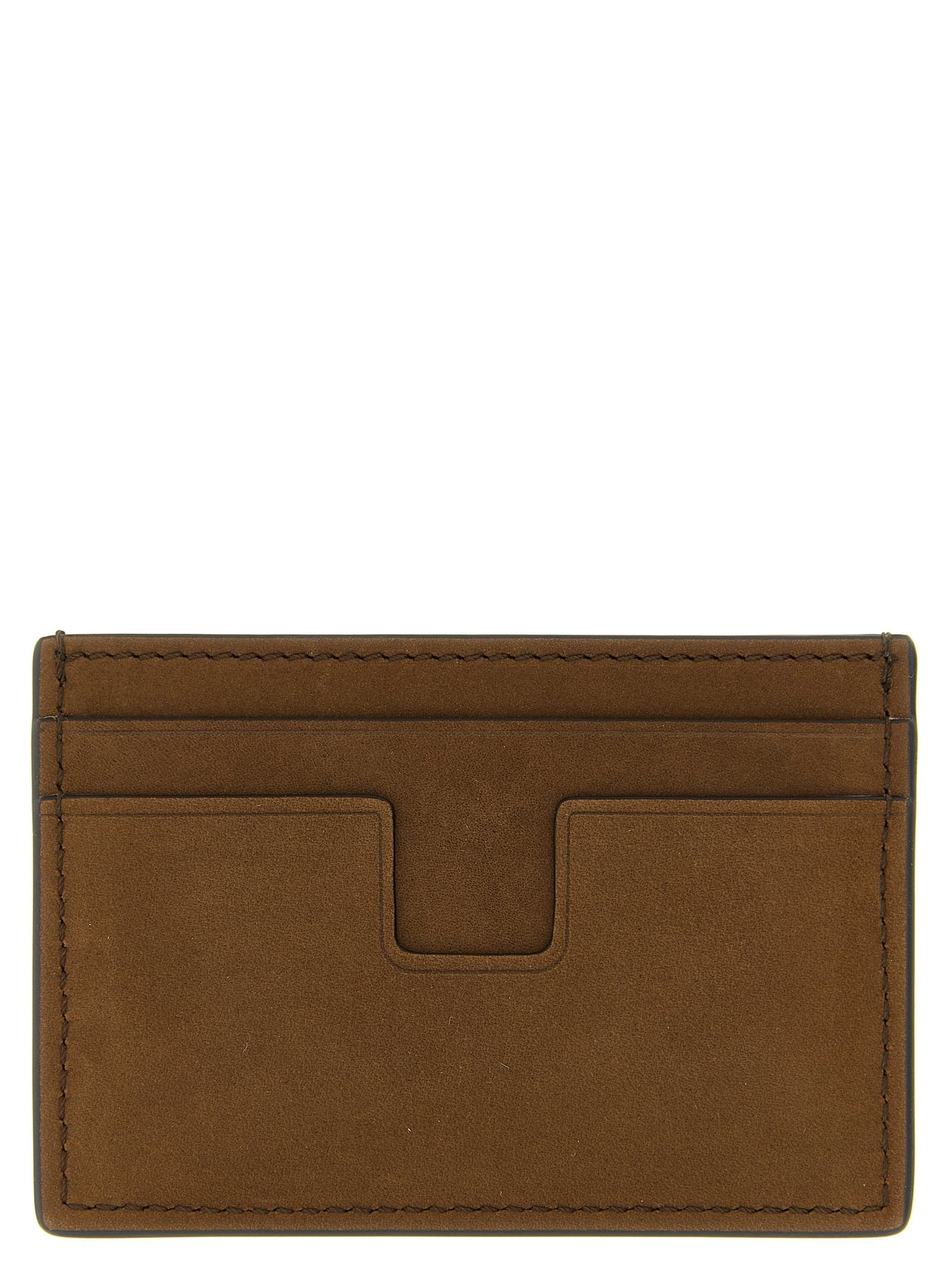 Brown Calfskin Cardholder - 2